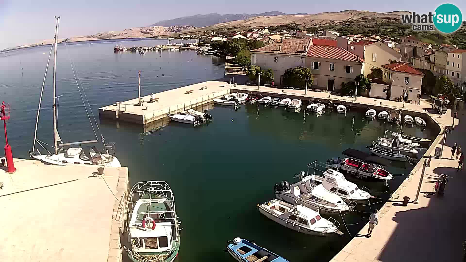 Pag webcam – town marina