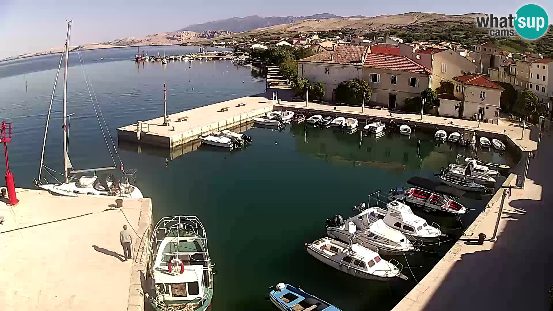 Pag webcam – town marina