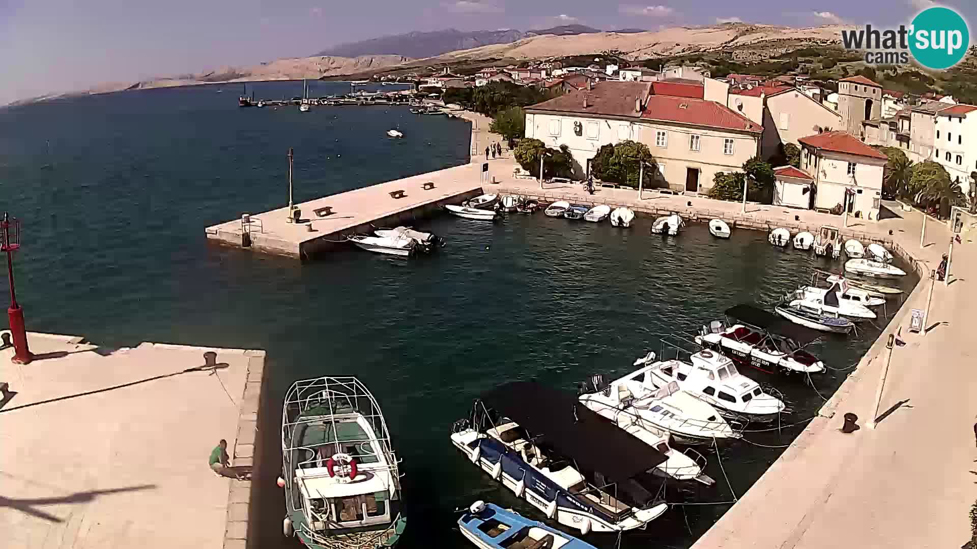 Pag webcam – town marina