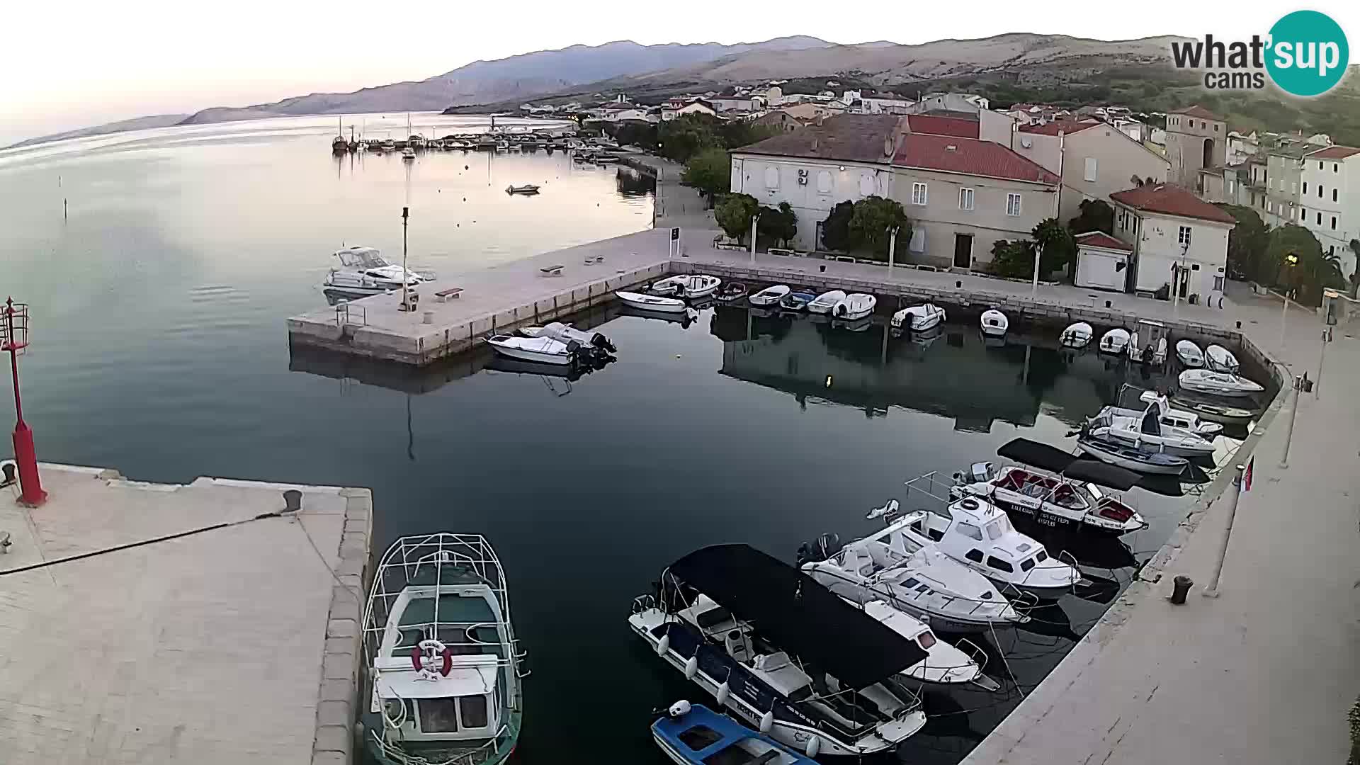 Livecam Pag – Marina de la ville