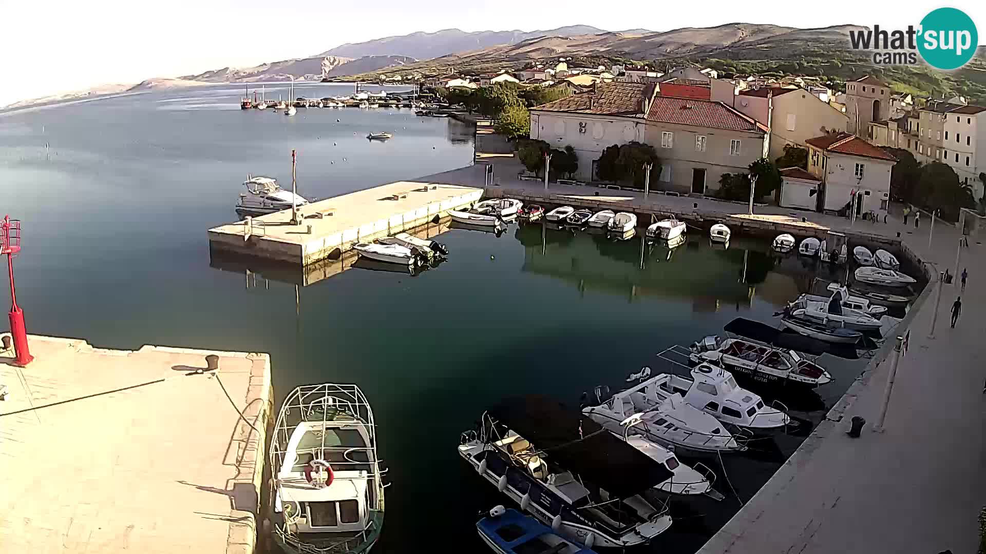 Pag webcam – town marina