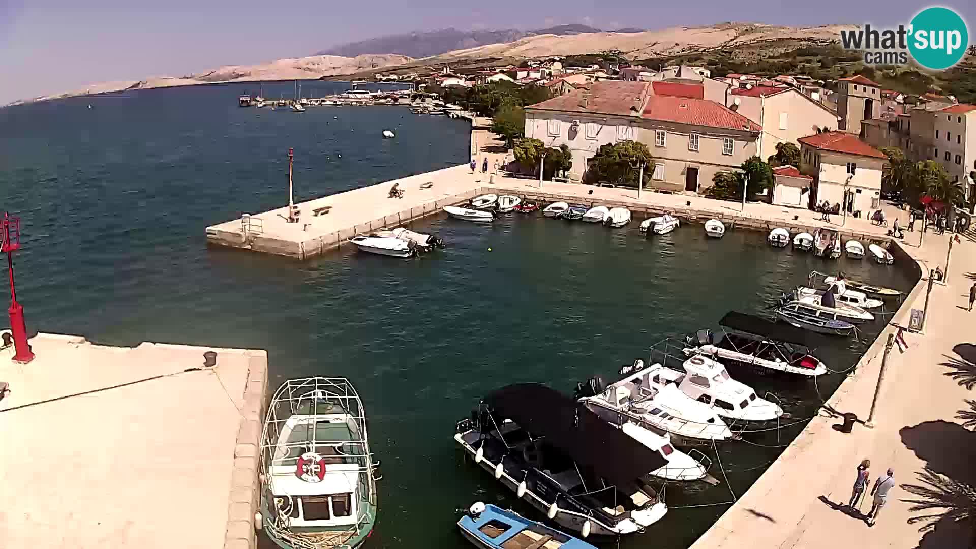 Livecam Pag – Marina de la ville
