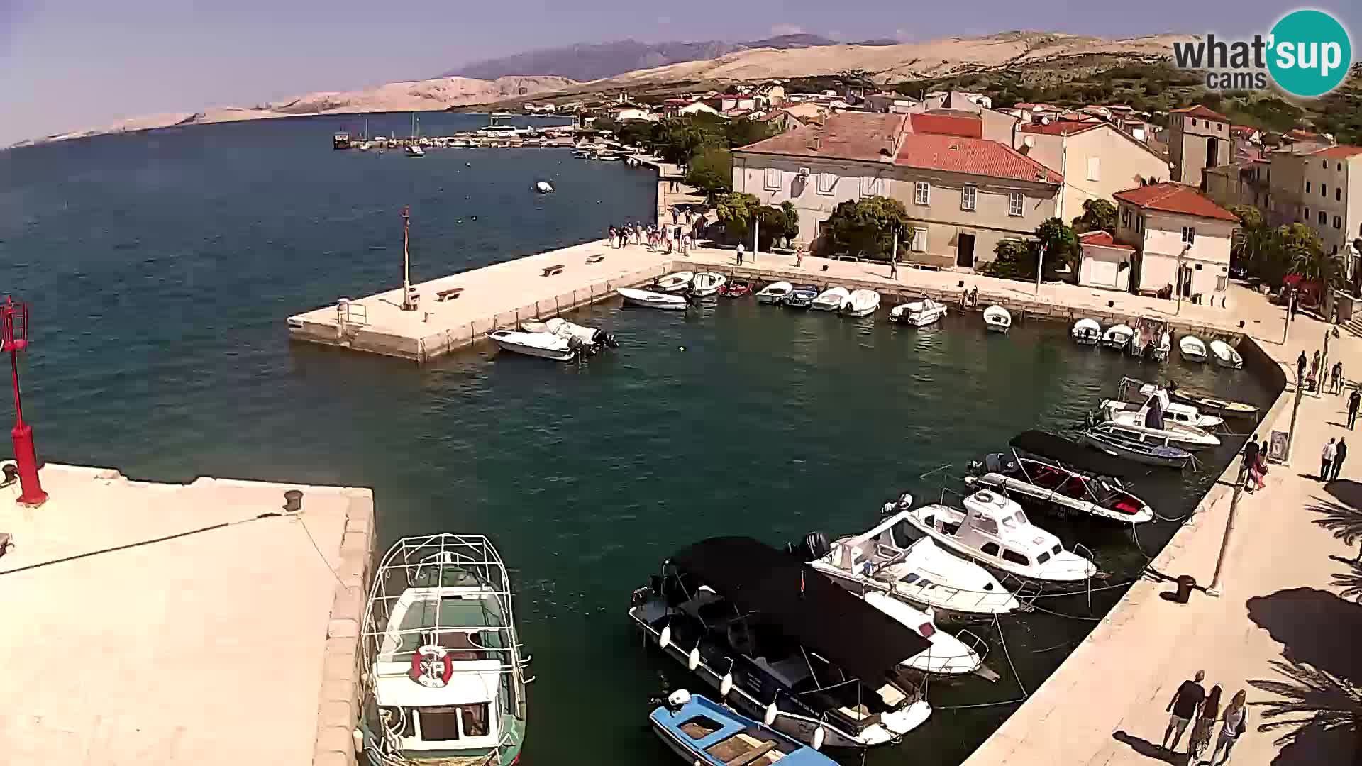 Livecam Pag – Marina de la ville