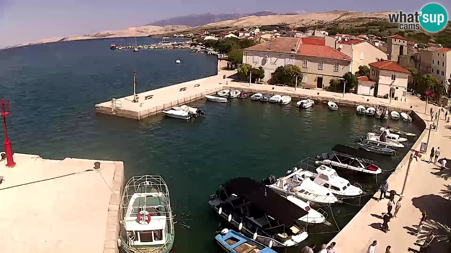 Pag webcam – town marina