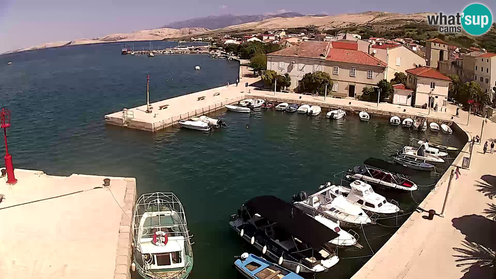 Pag webcam – town marina