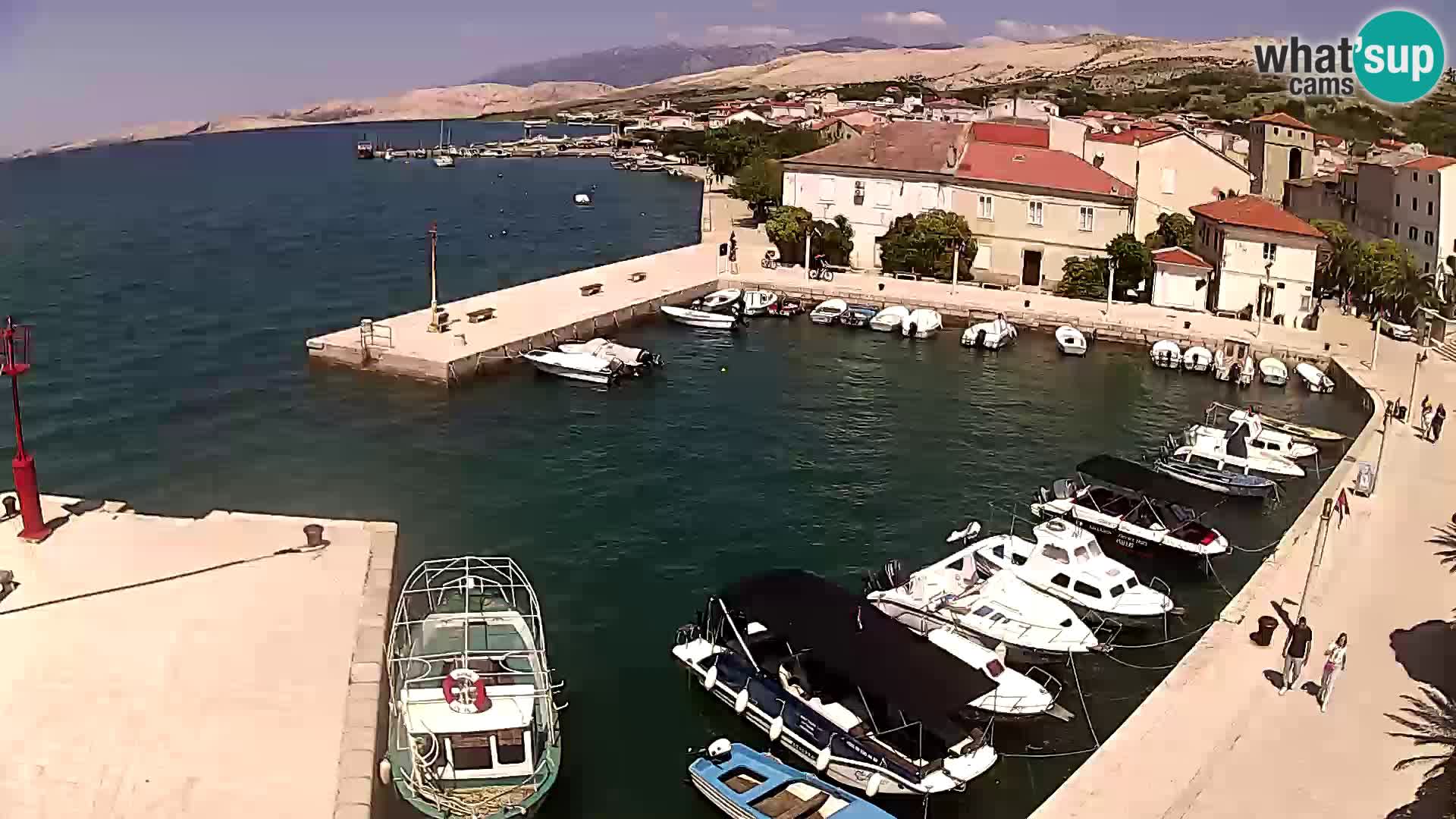 Pag Live webcam – porto turistico