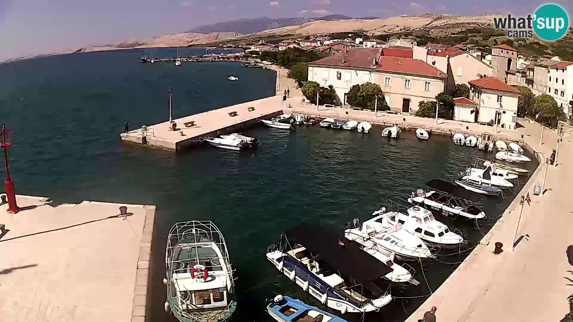 Livecam Pag – Marina de la ville
