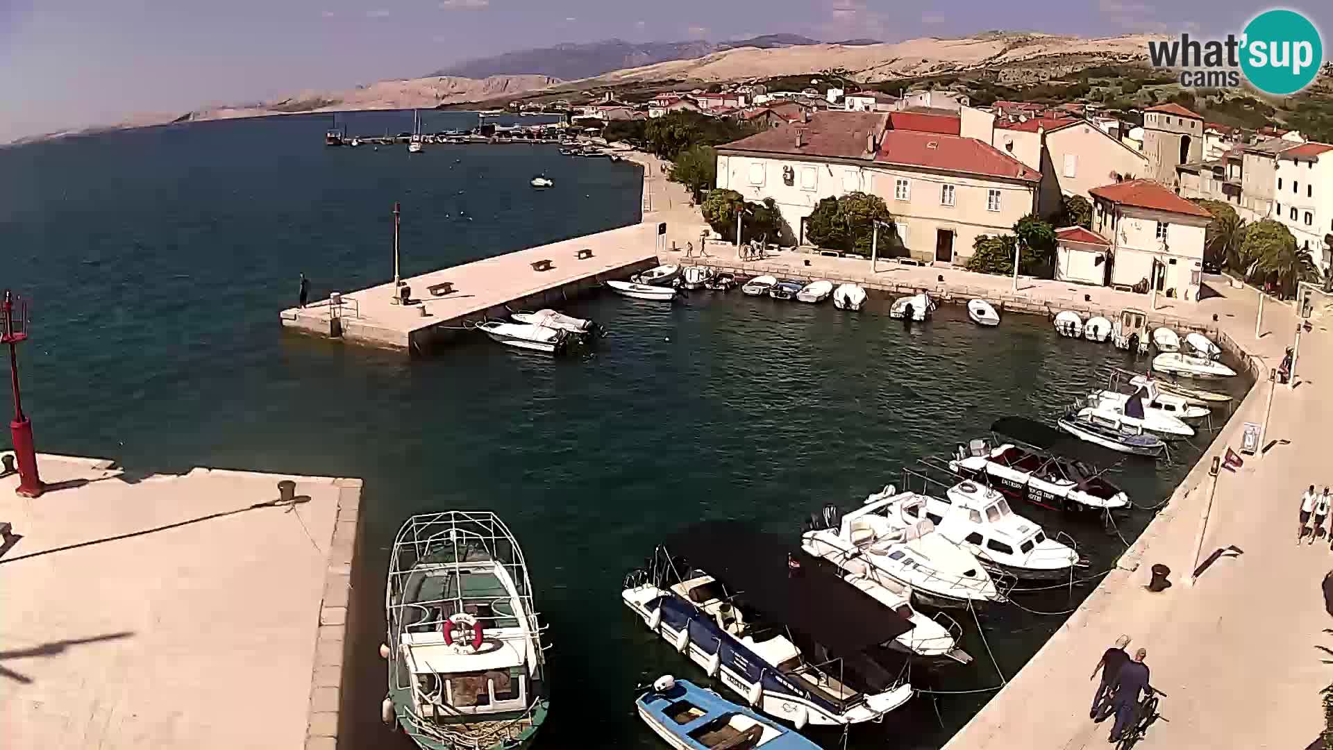 Pag webcam – town marina