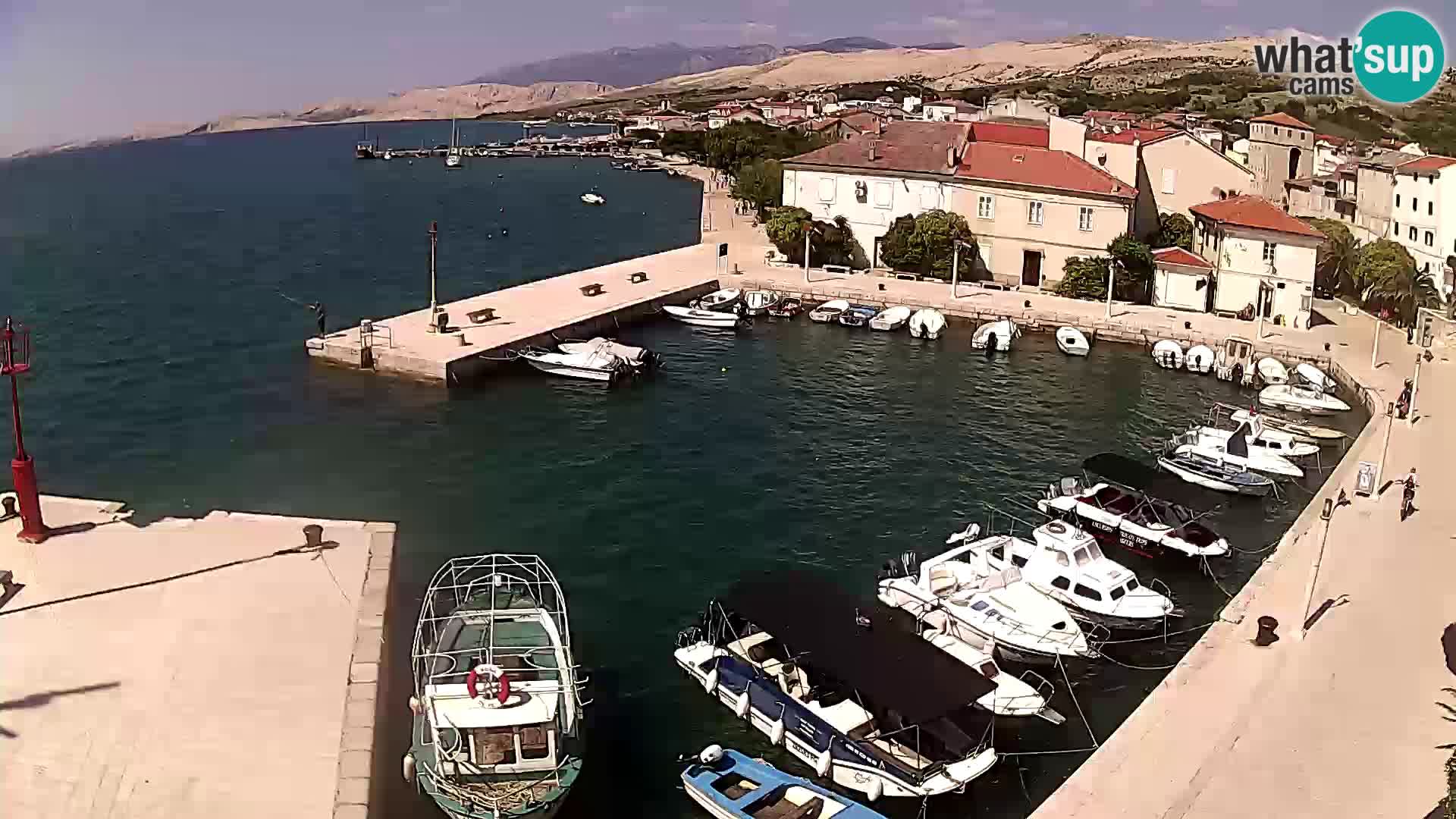 Pag Live webcam – porto turistico