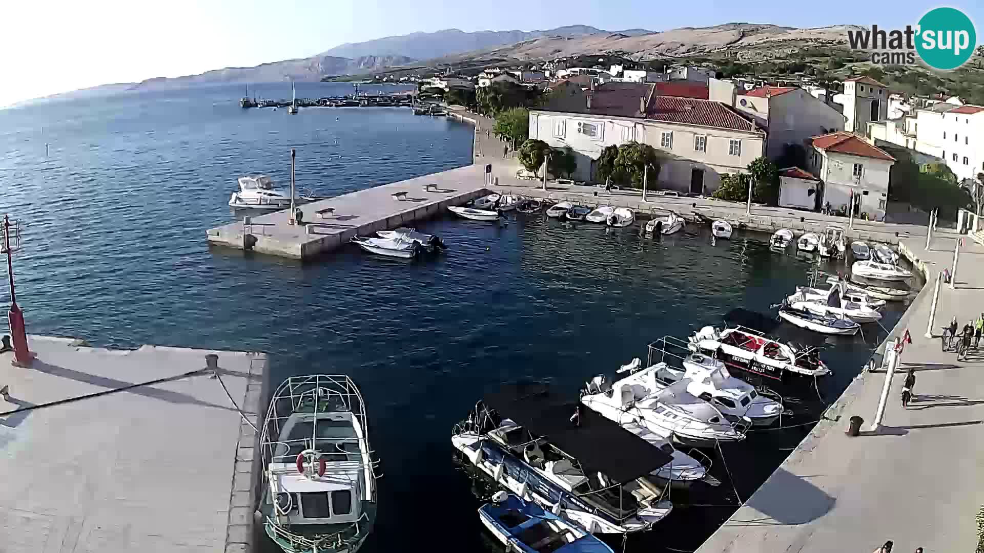 Livecam Pag – Marina de la ville