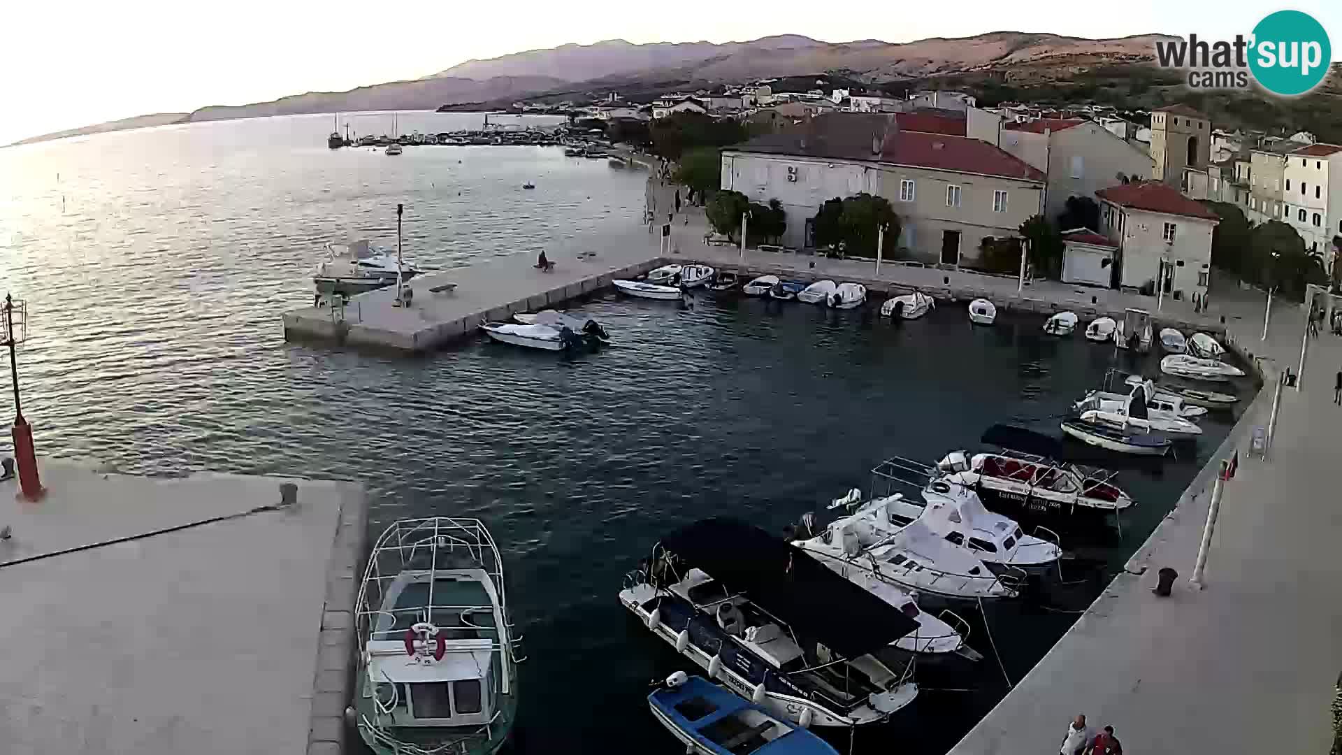 Livecam Pag – Marina de la ville