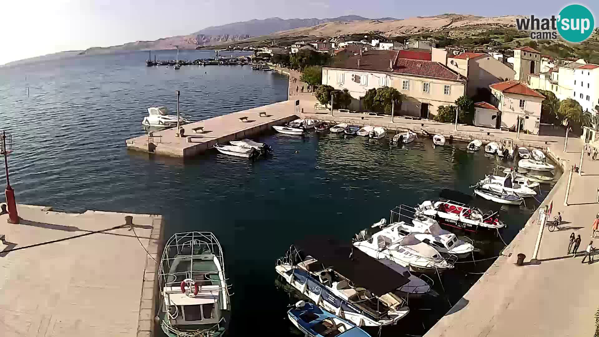 Livecam Pag – Marina de la ville