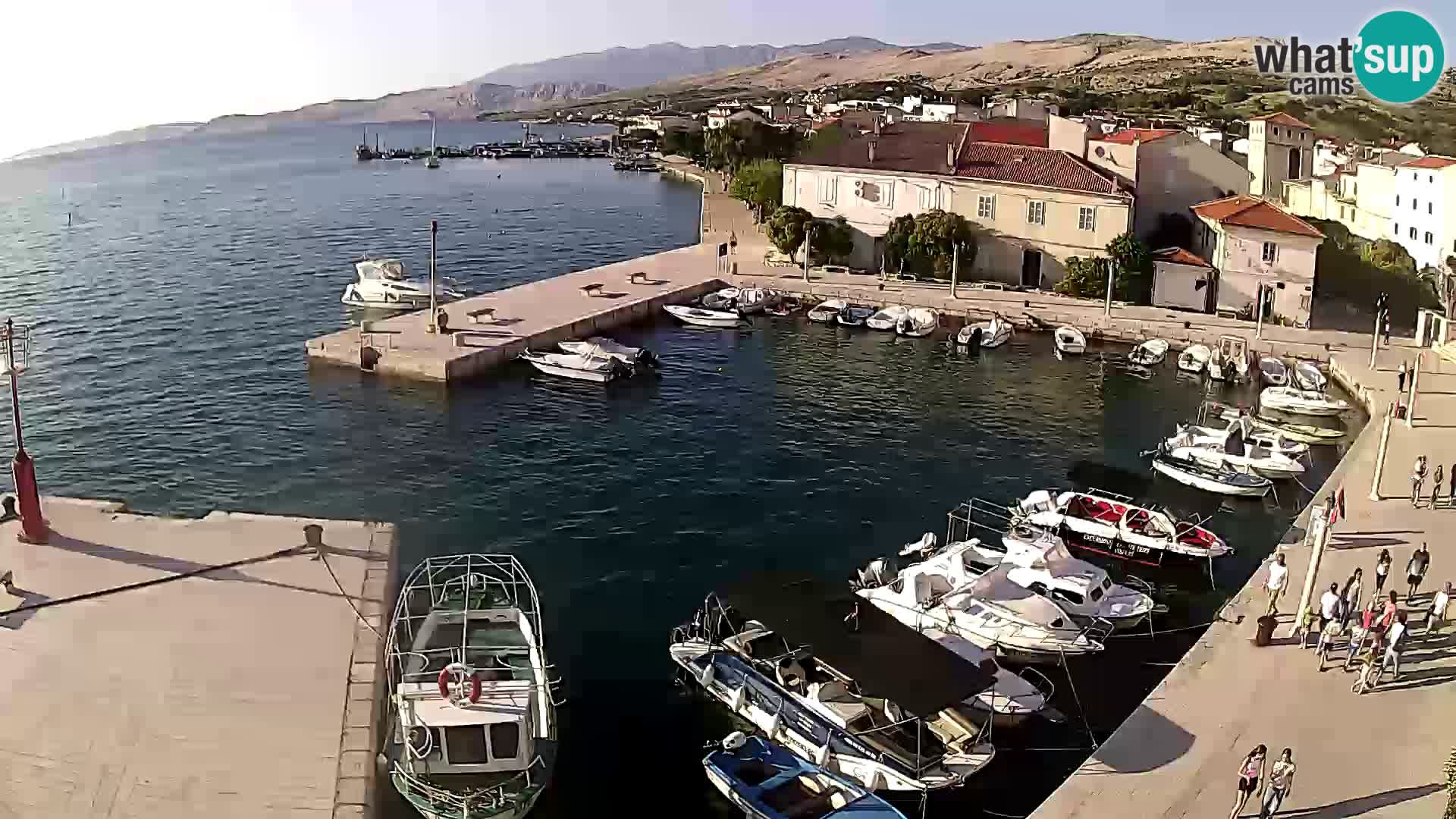Pag webcam – town marina