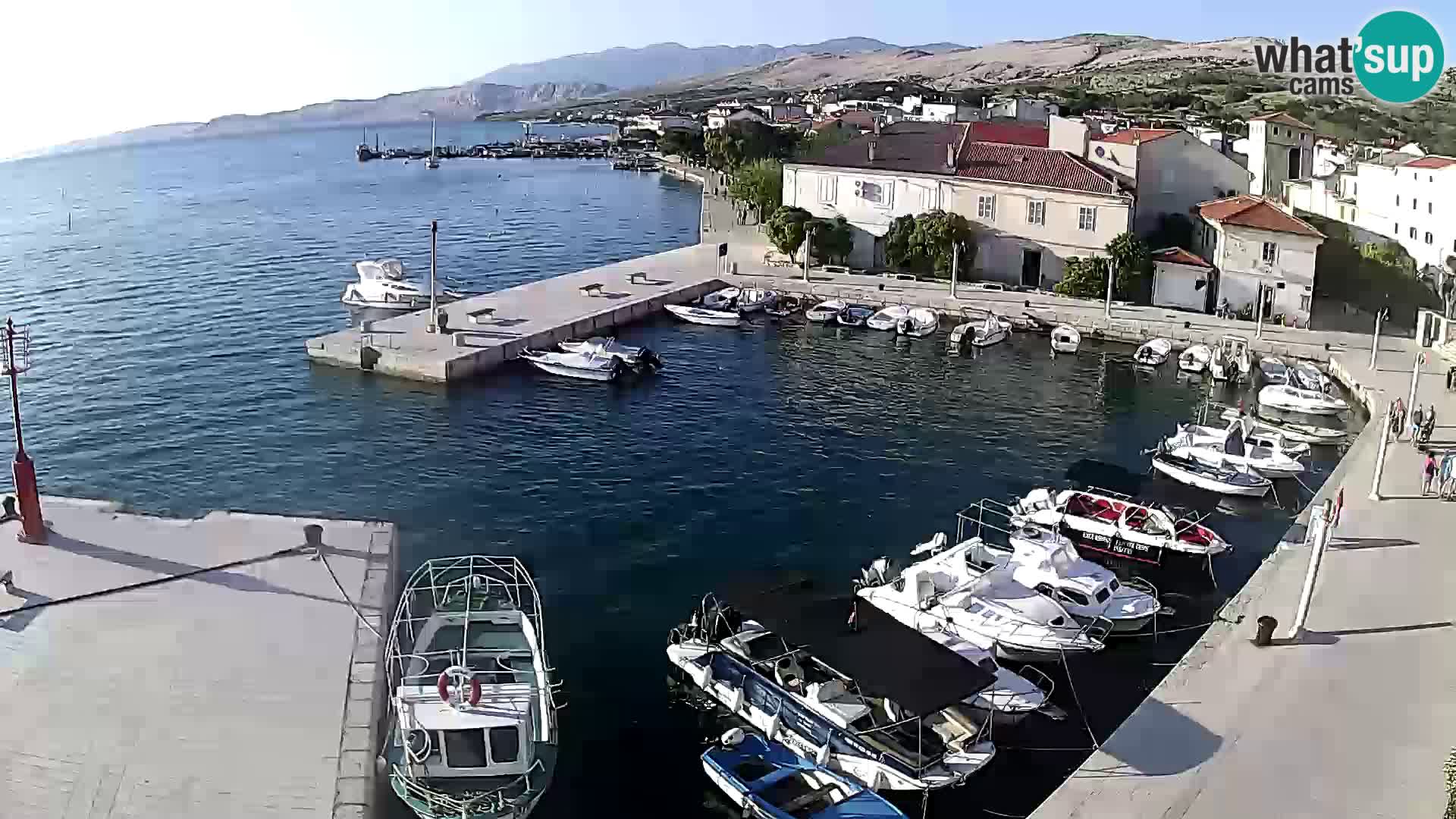 Pag Live webcam – porto turistico