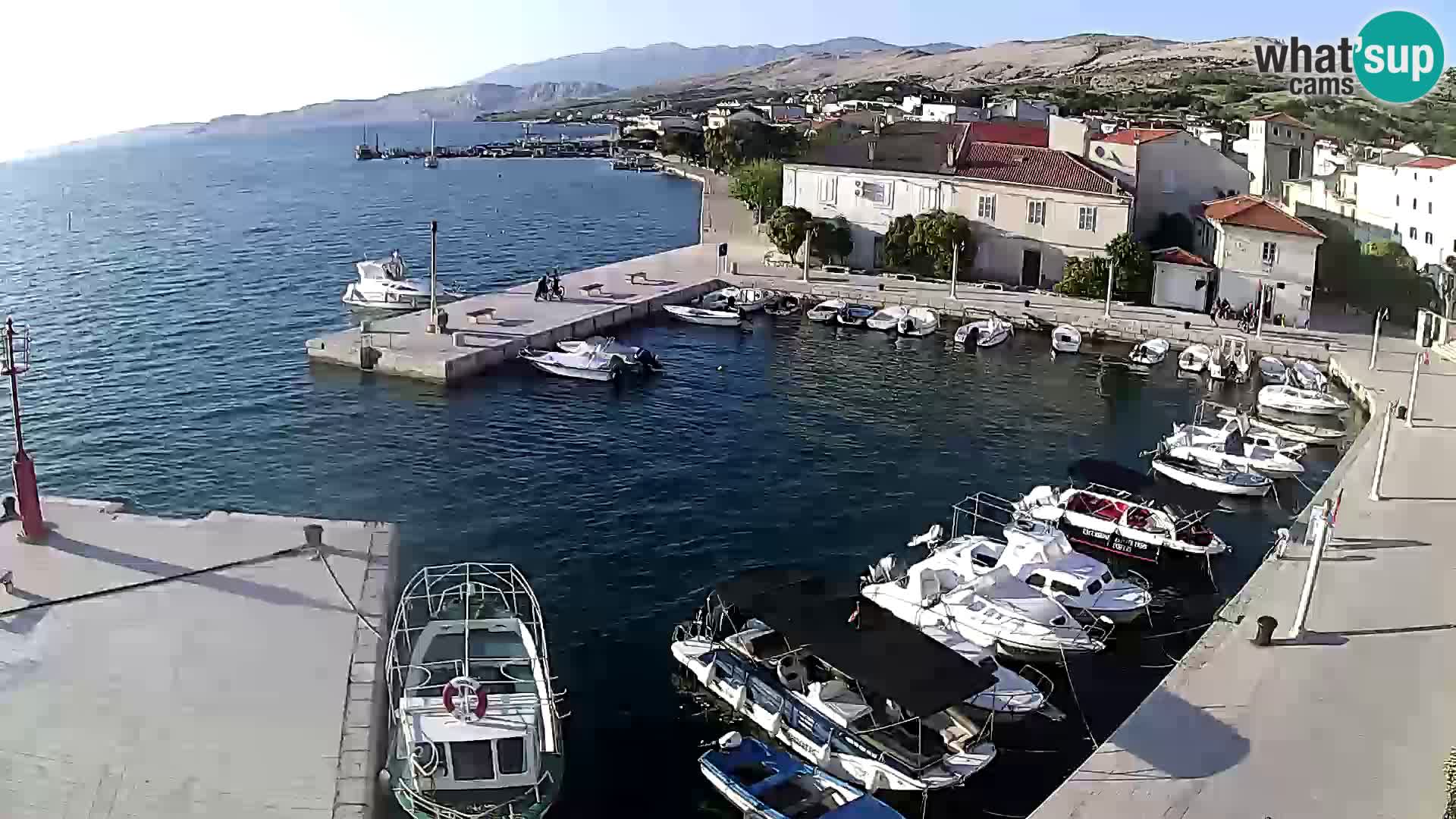 Livecam Pag – Marina de la ville