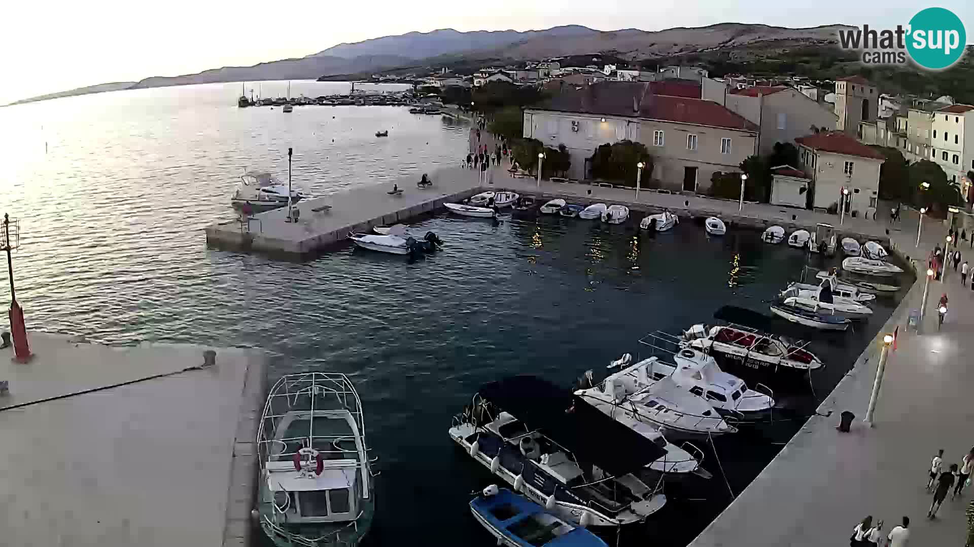 Livecam Pag – Marina de la ville