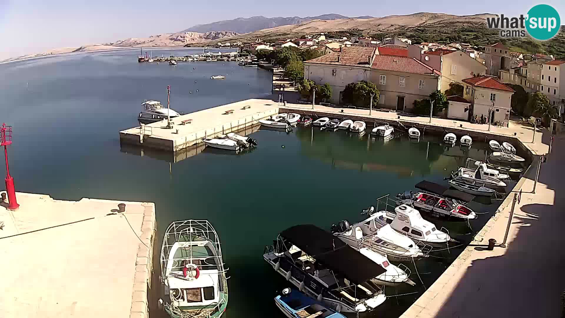 Pag Live webcam – porto turistico