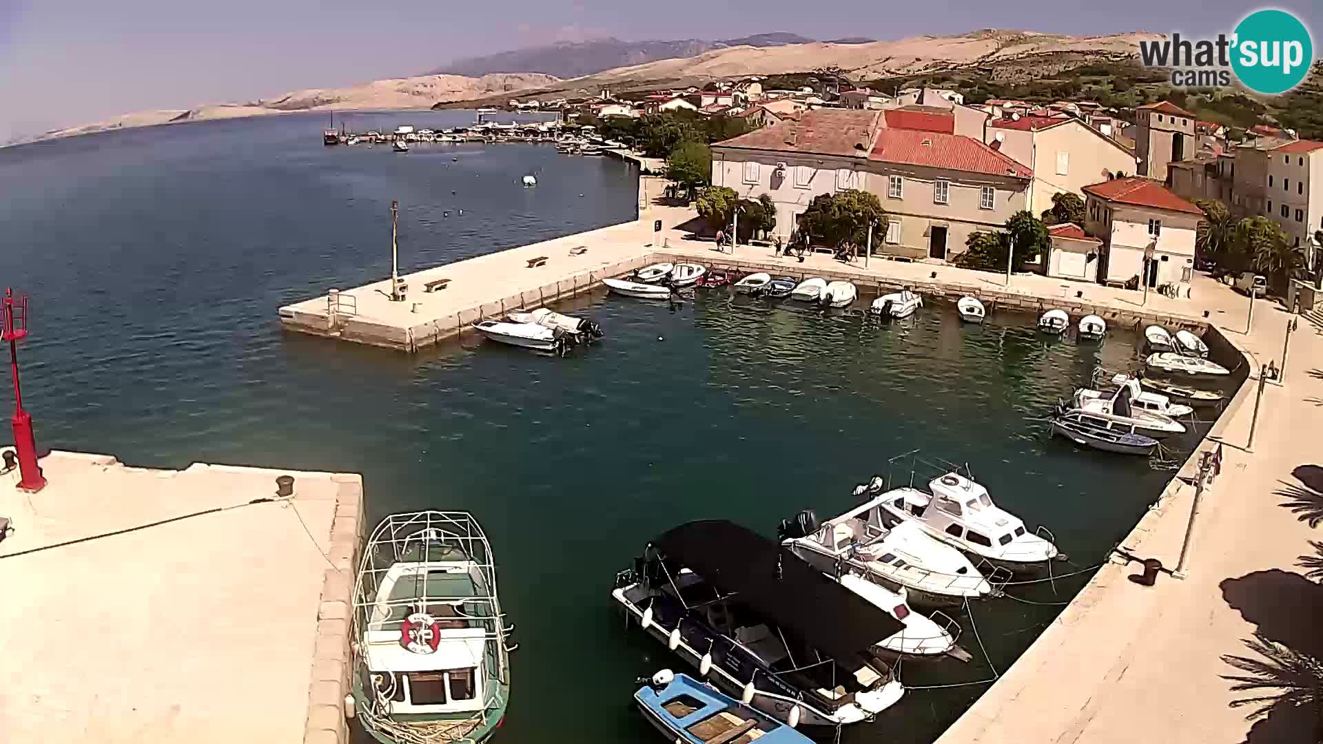 Pag webcam – town marina