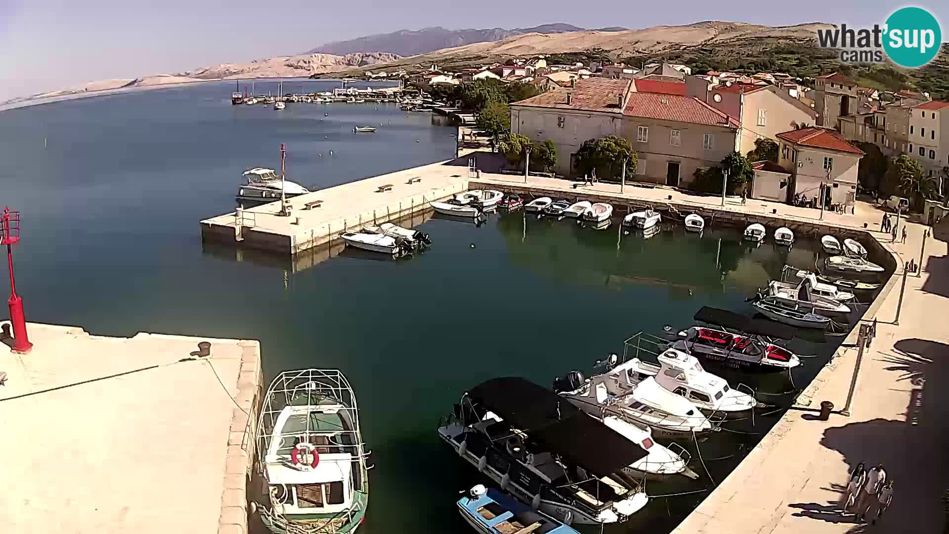 Livecam Pag – Marina de la ville