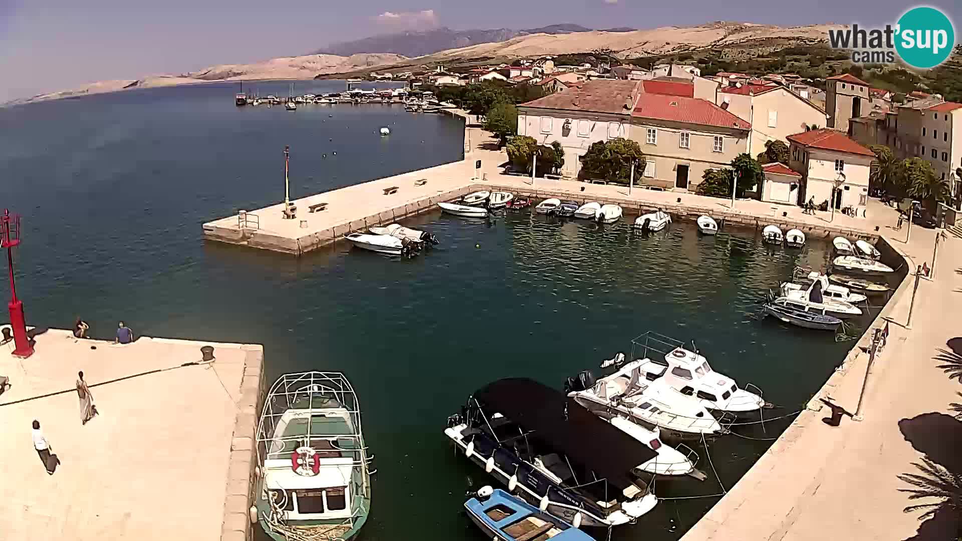 Pag webcam – town marina