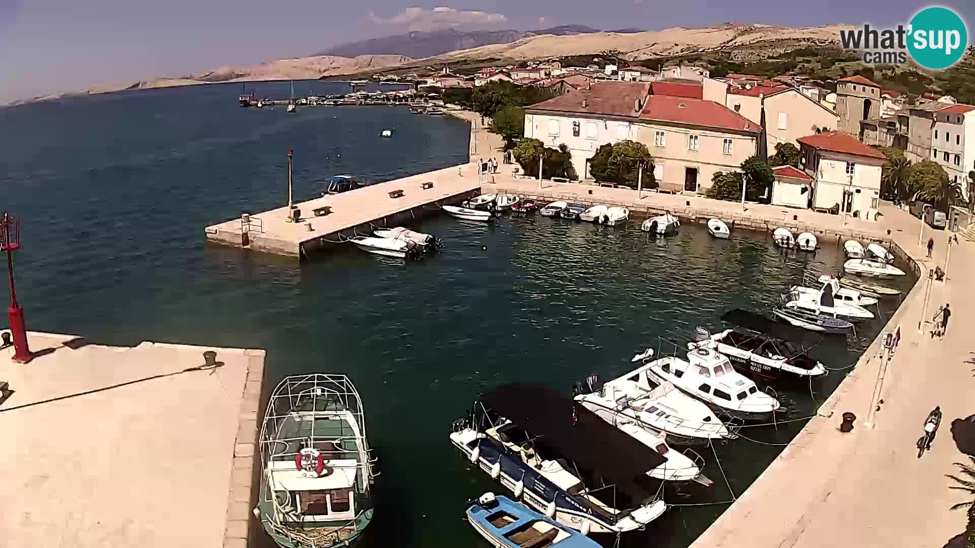 Pag webcam – town marina