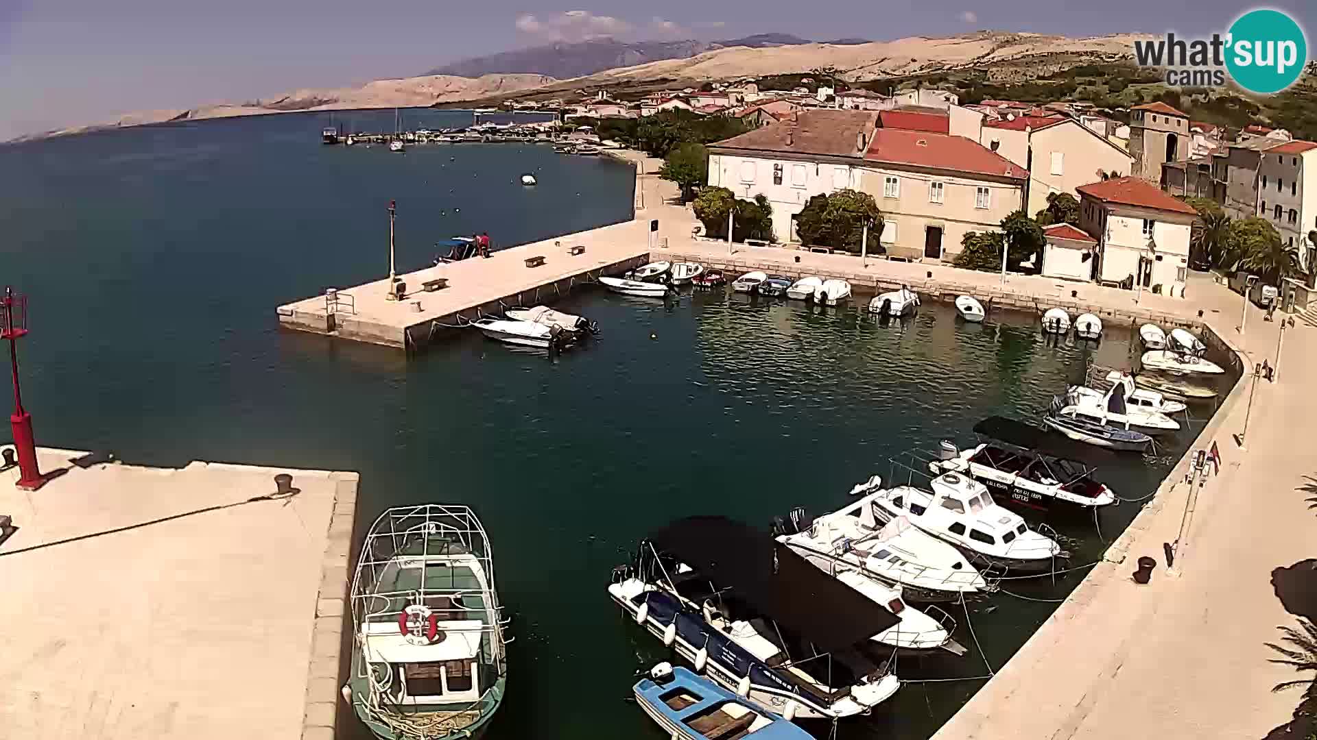 Pag webcam – town marina
