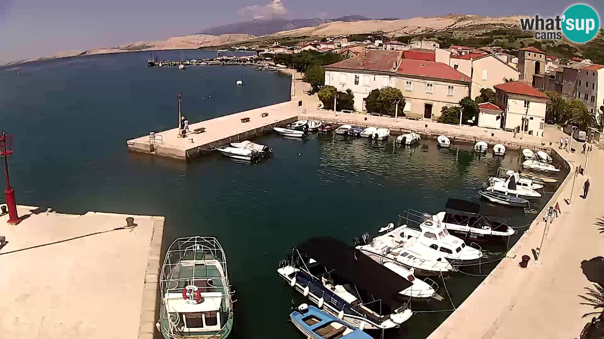 Livecam Pag – Marina de la ville