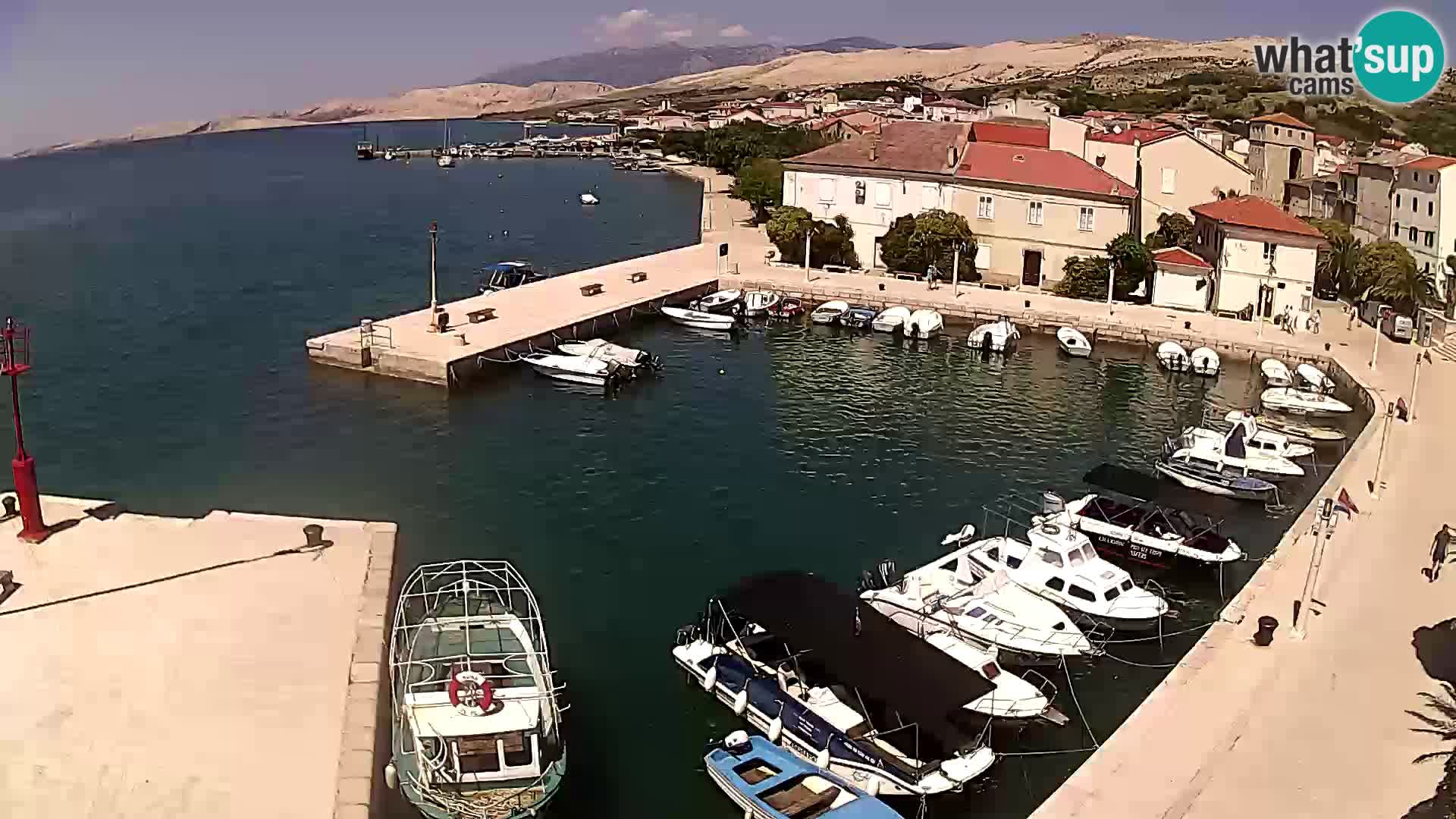 Pag webcam – town marina