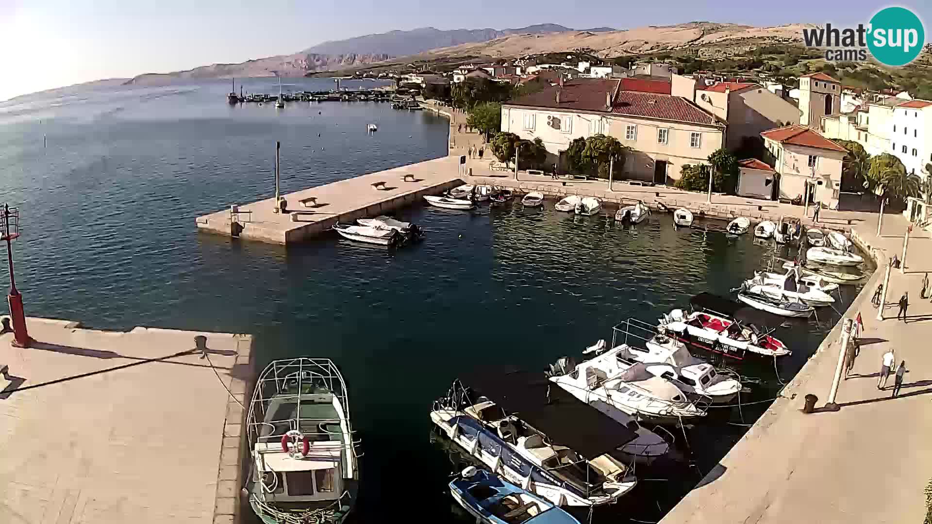 Pag webcam – town marina