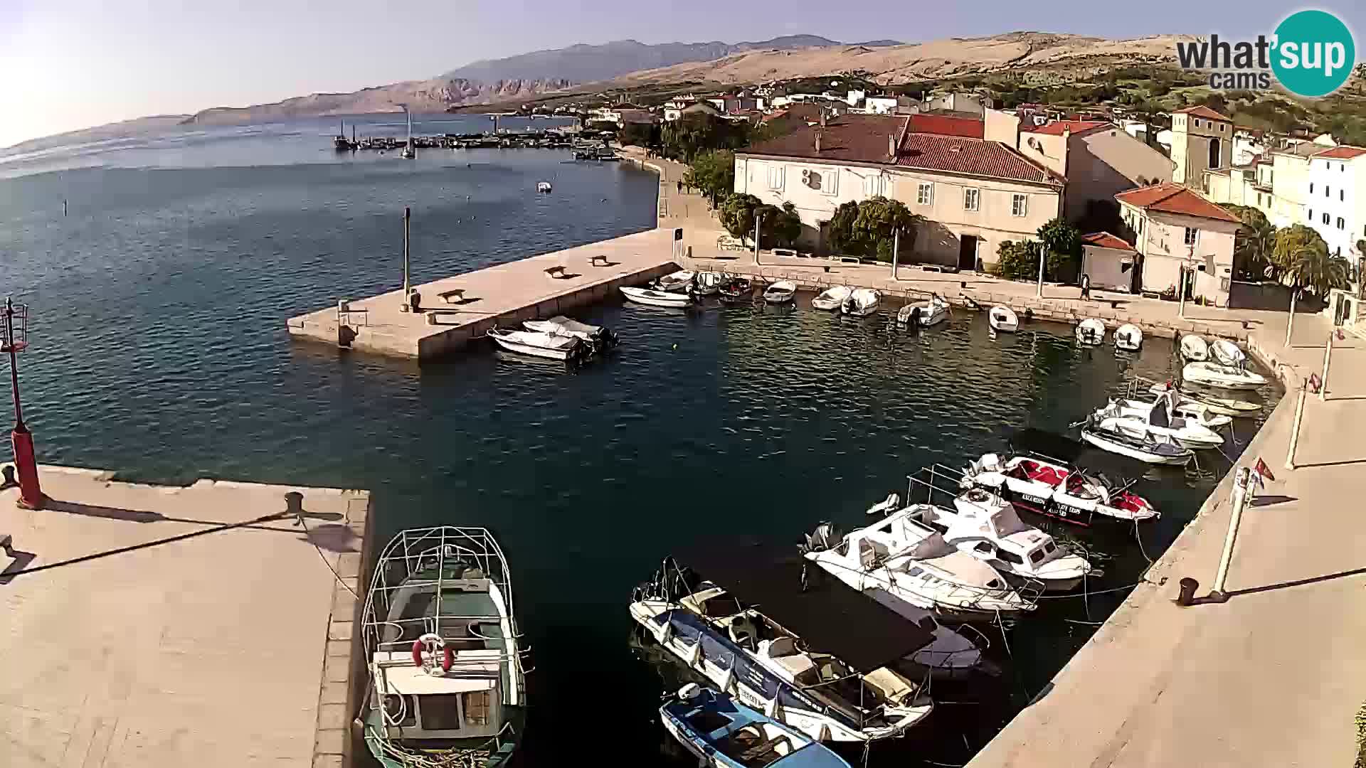 Pag Live webcam – porto turistico