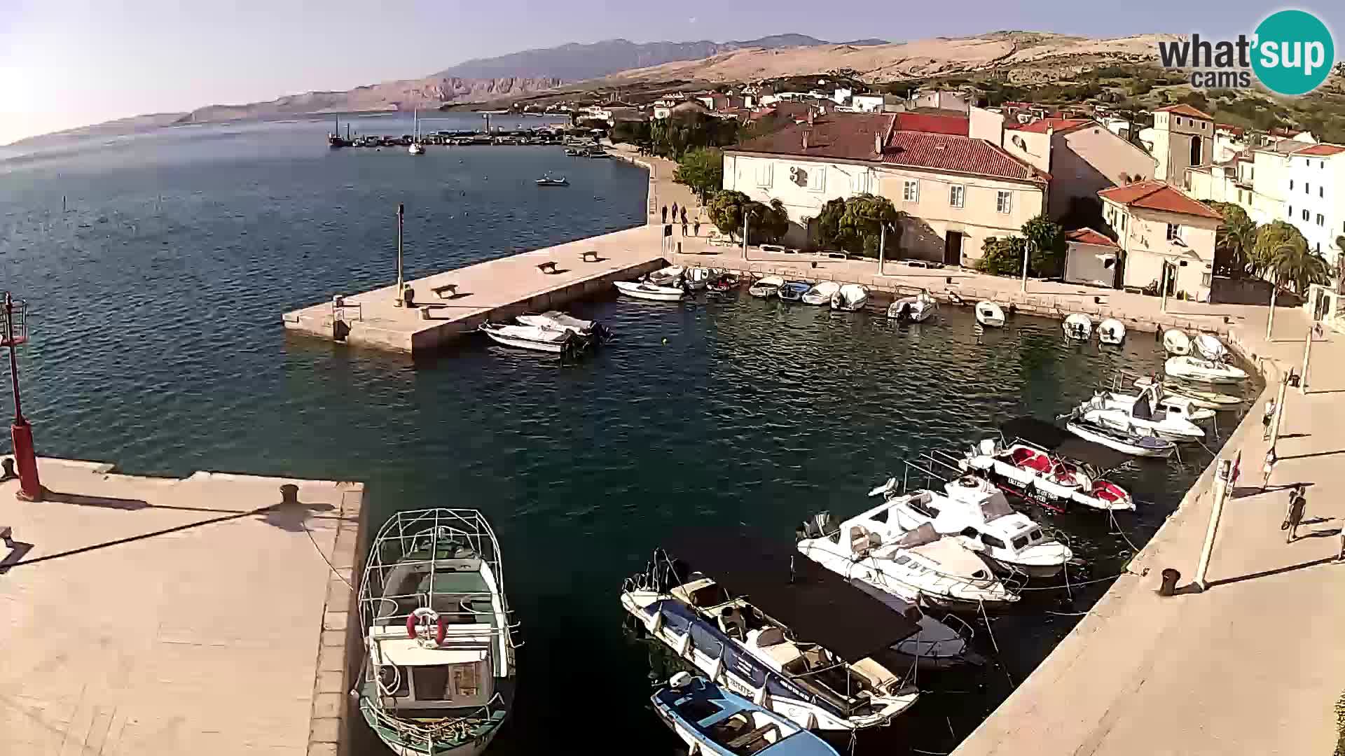 Pag webcam – town marina