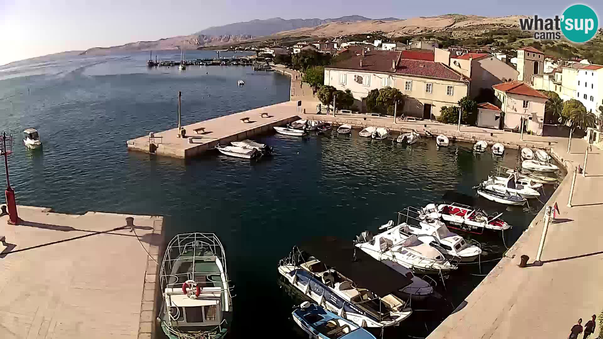 Pag webcam – town marina