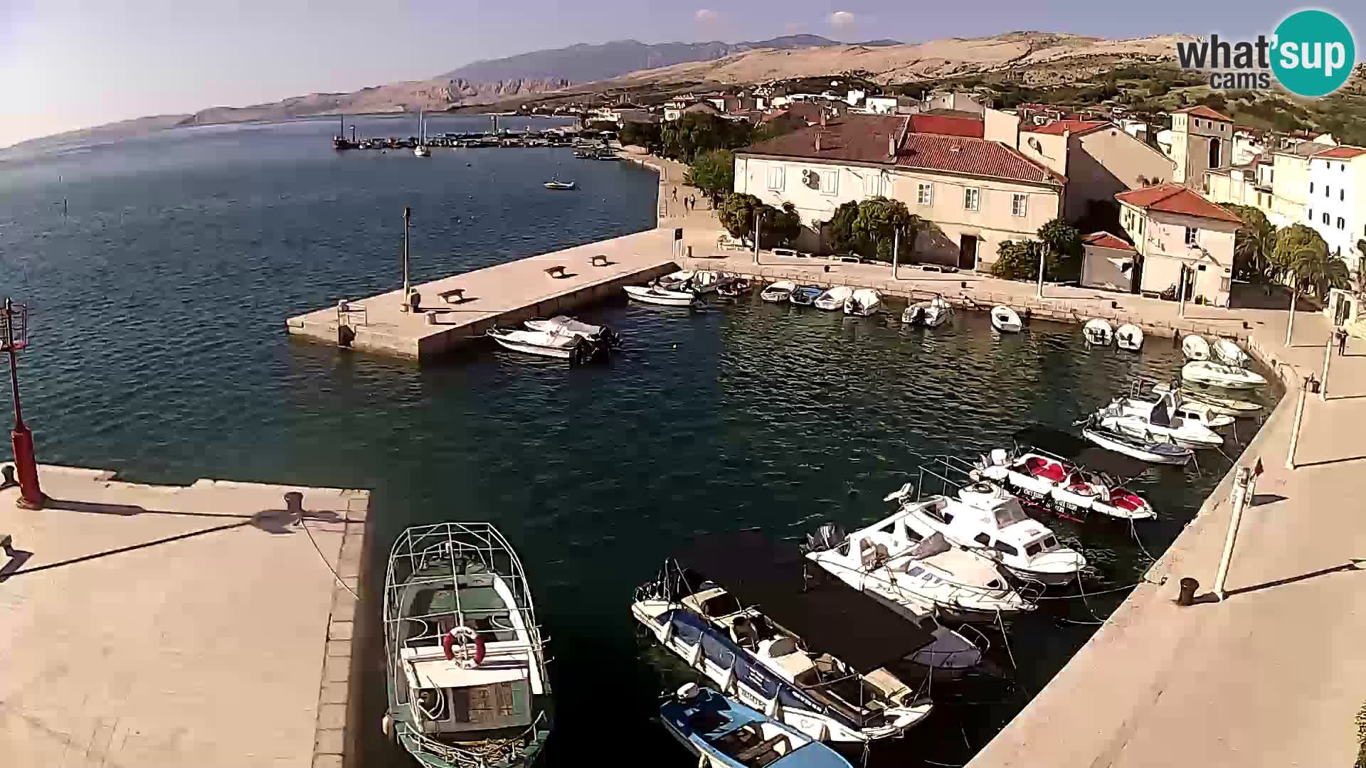 Pag Live webcam – porto turistico