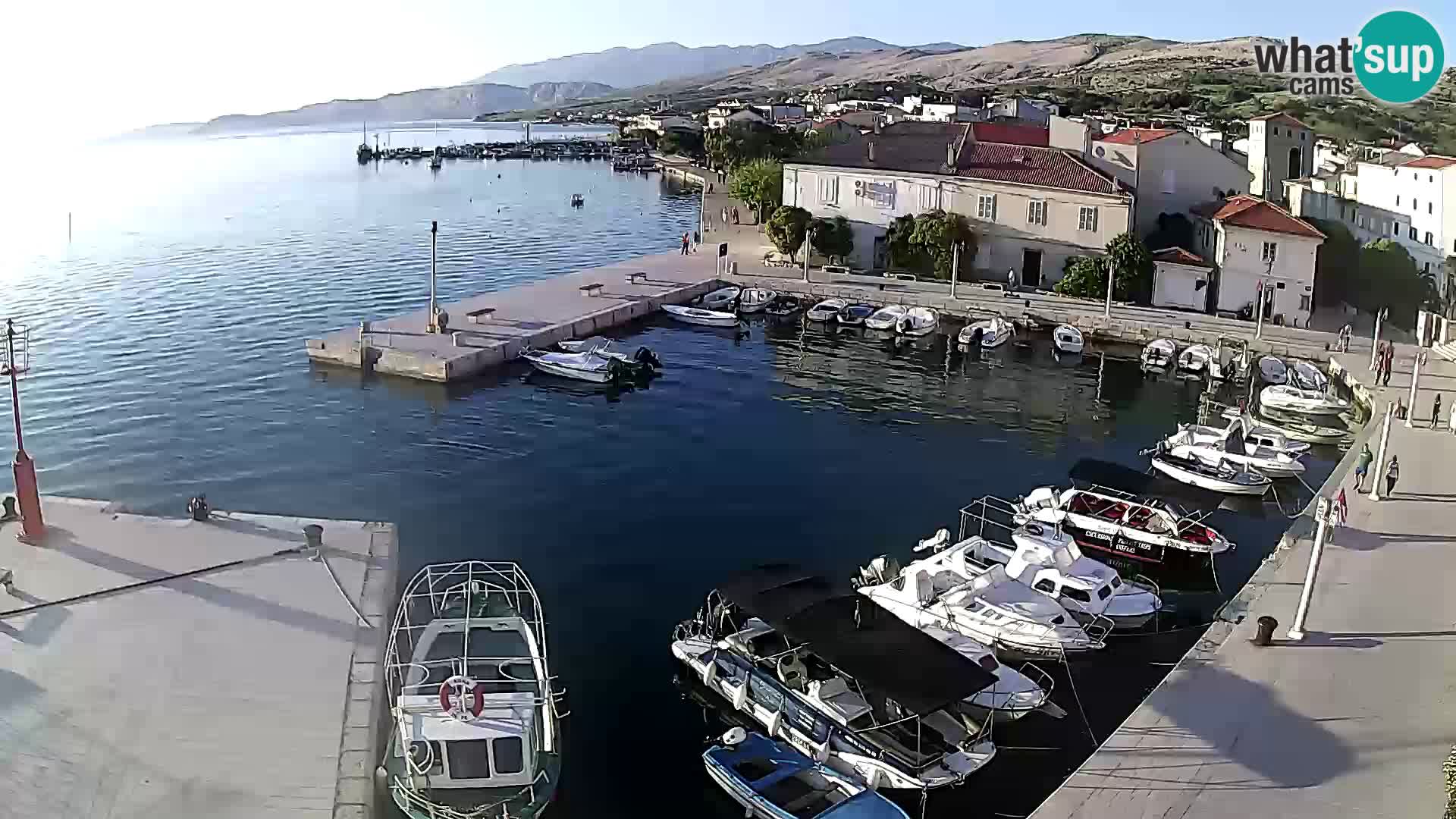 Livecam Pag – Marina de la ville