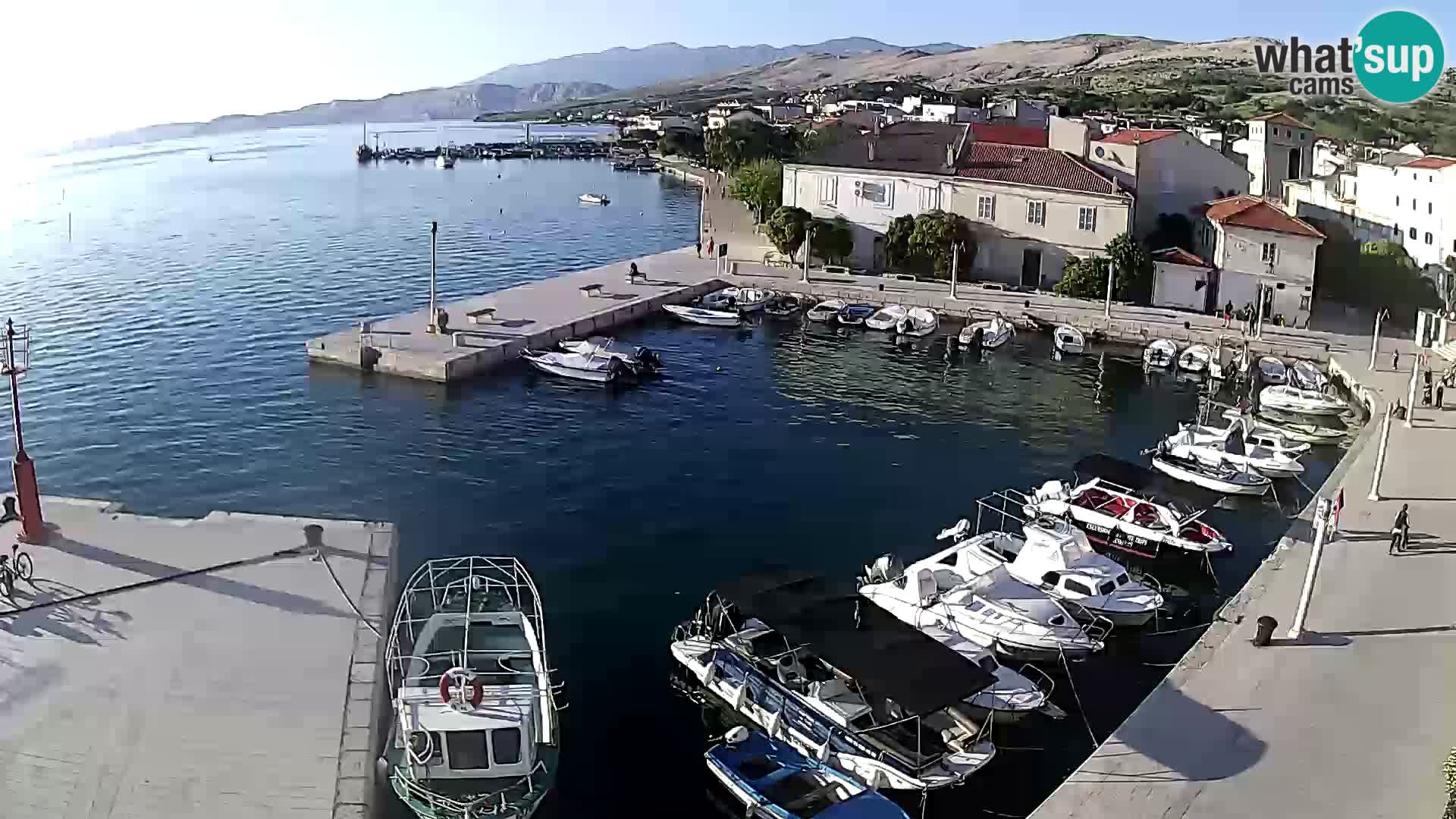 Pag webcam – town marina