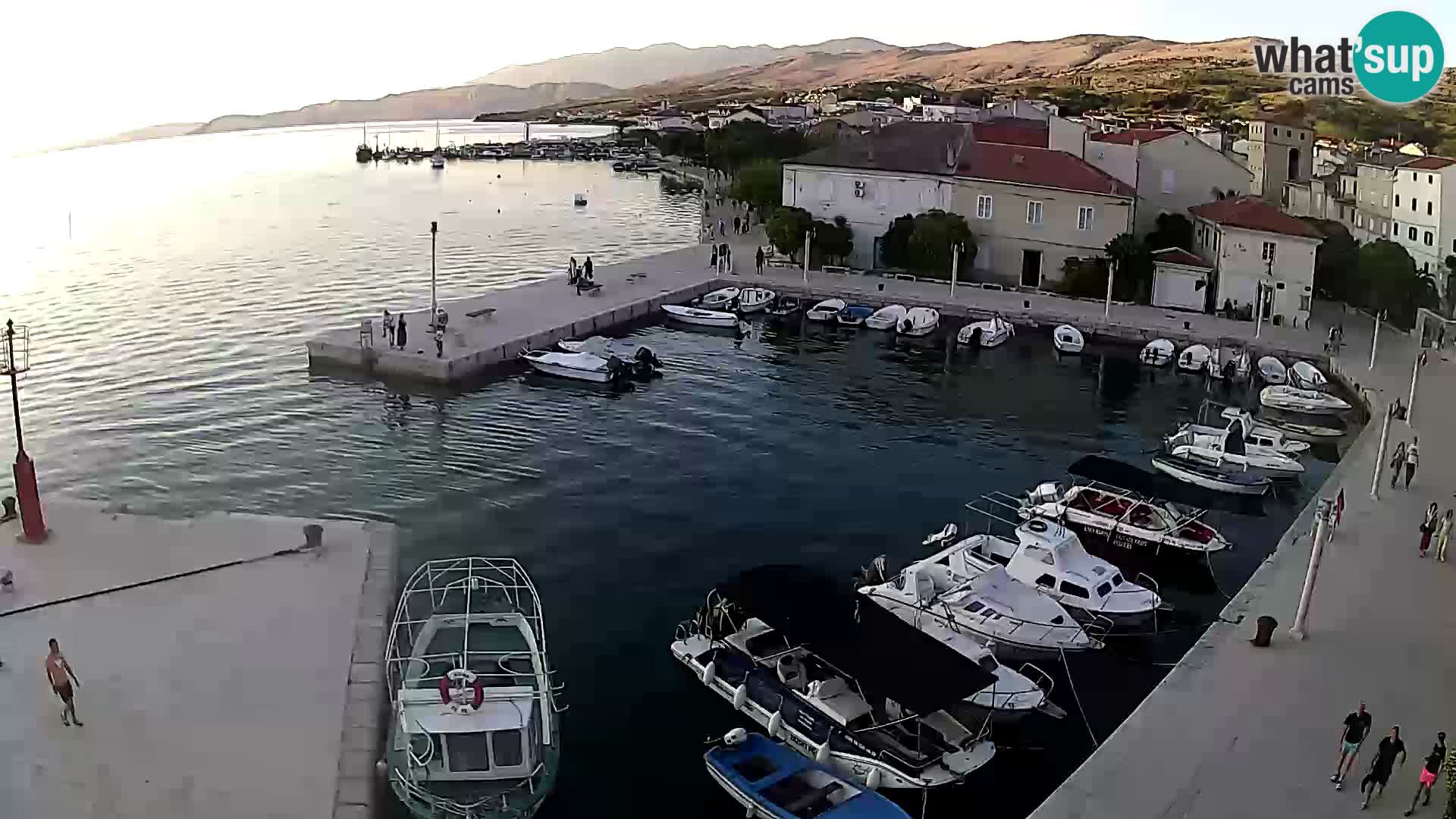 Livecam Pag – Marina de la ville