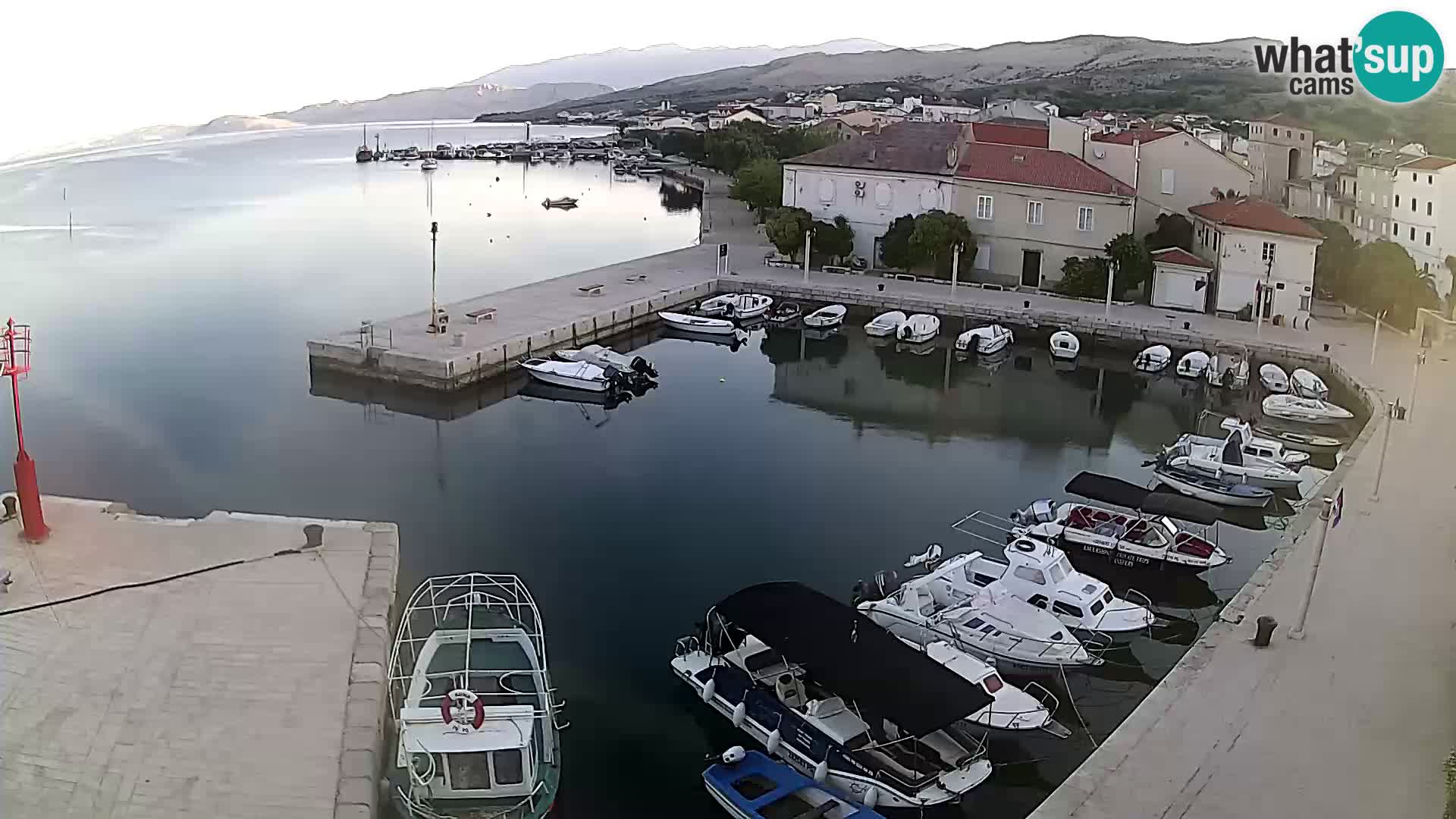 Livecam Pag – Marina de la ville