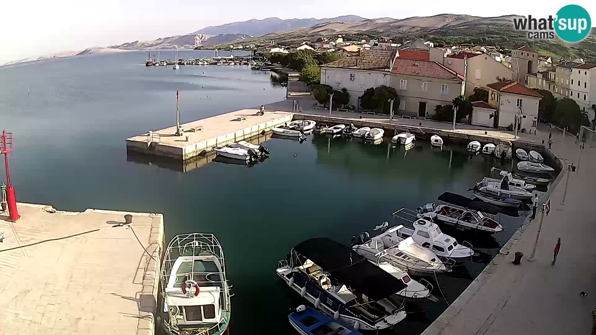Pag webcam – town marina