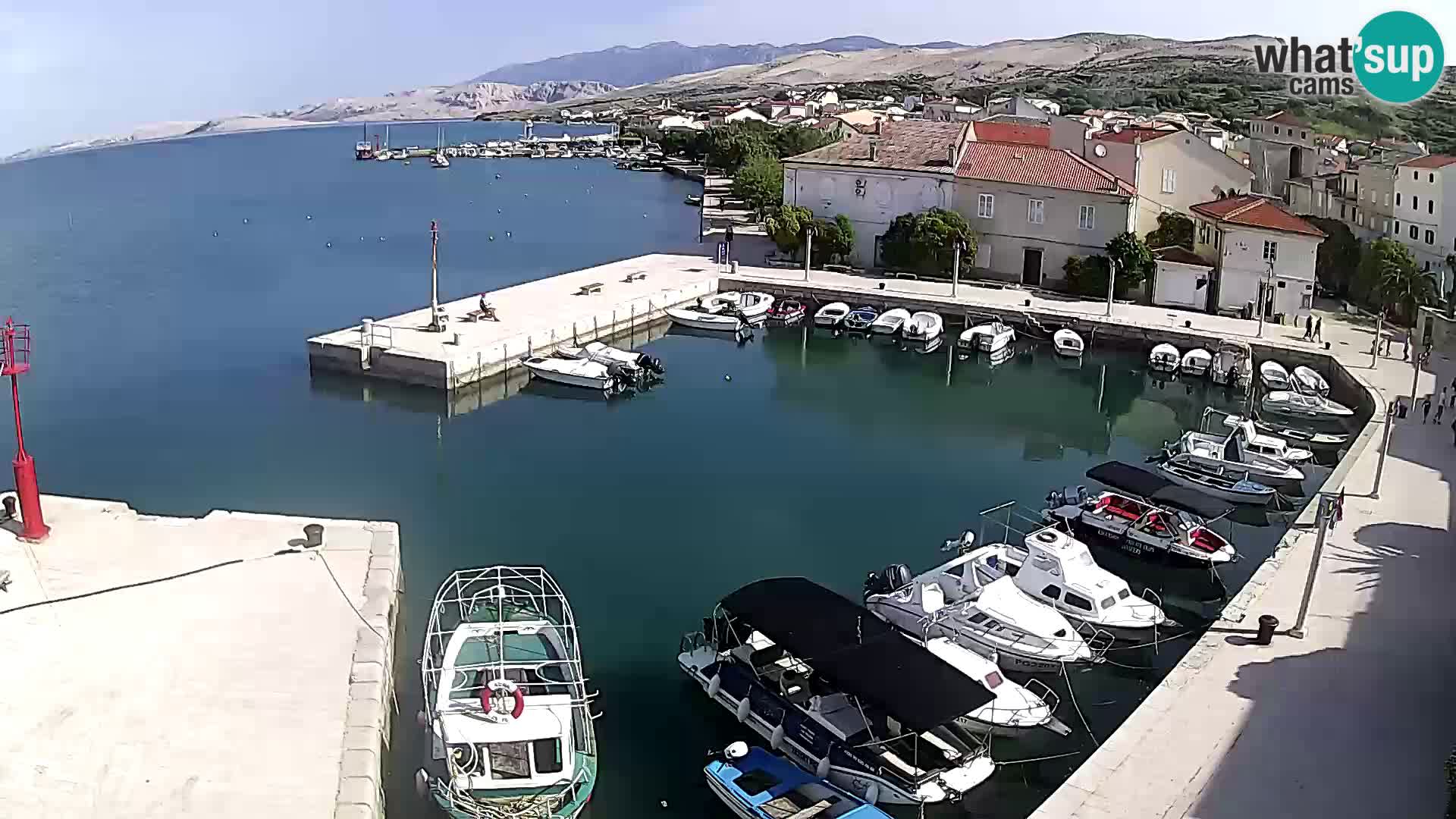 Pag webcam – town marina