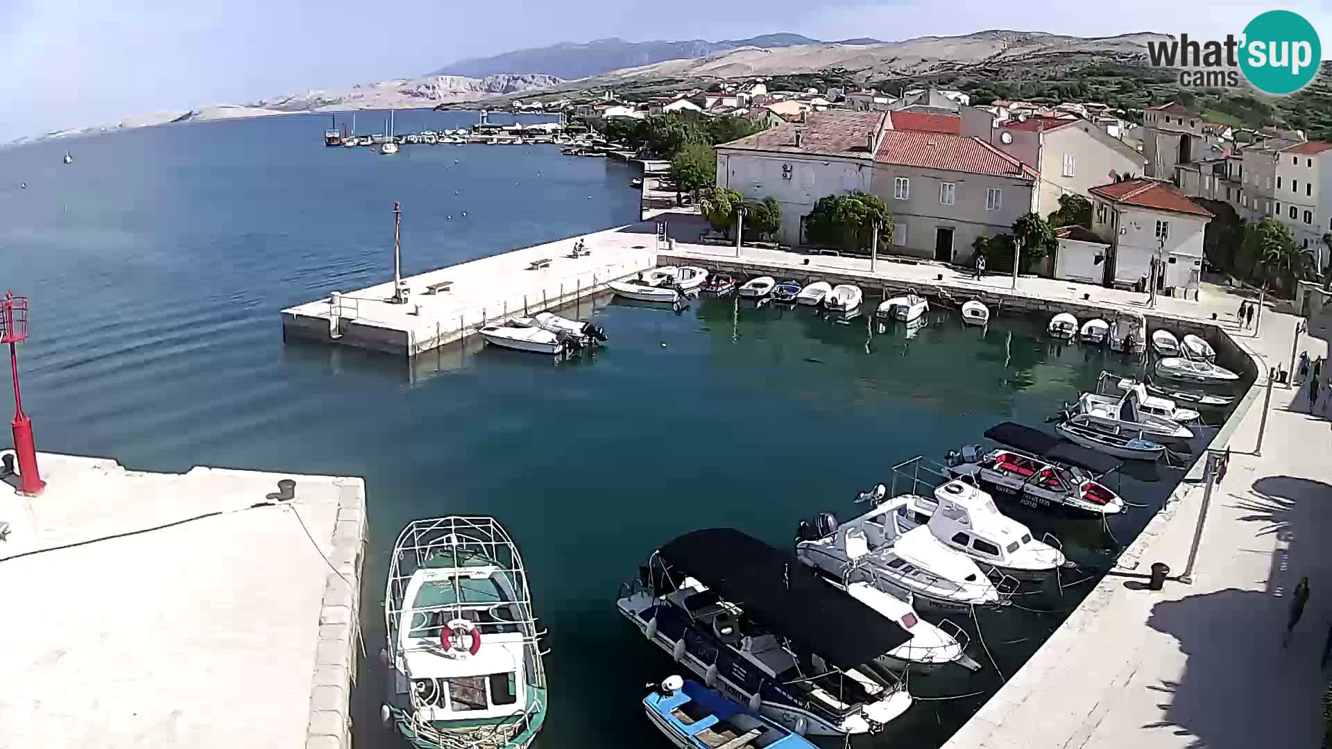 Pag webcam – town marina