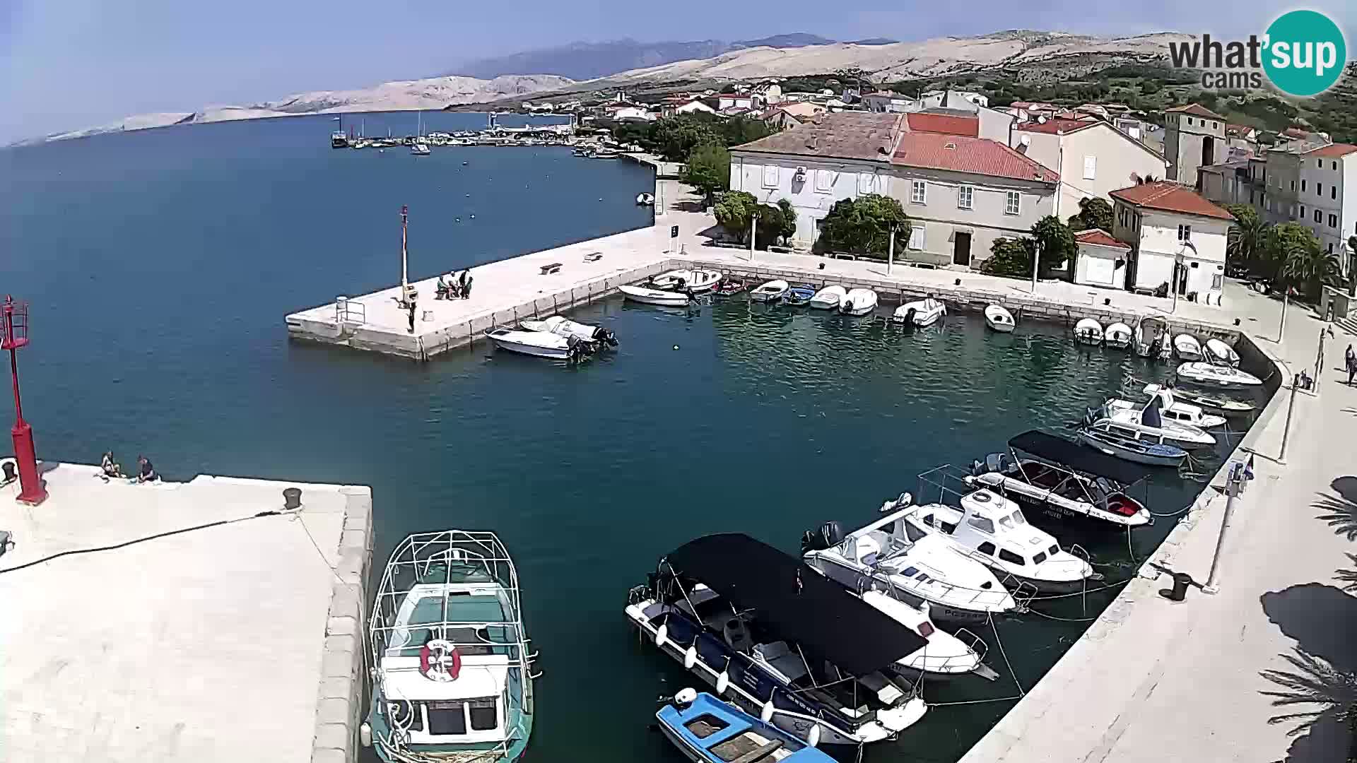 Pag webcam – town marina
