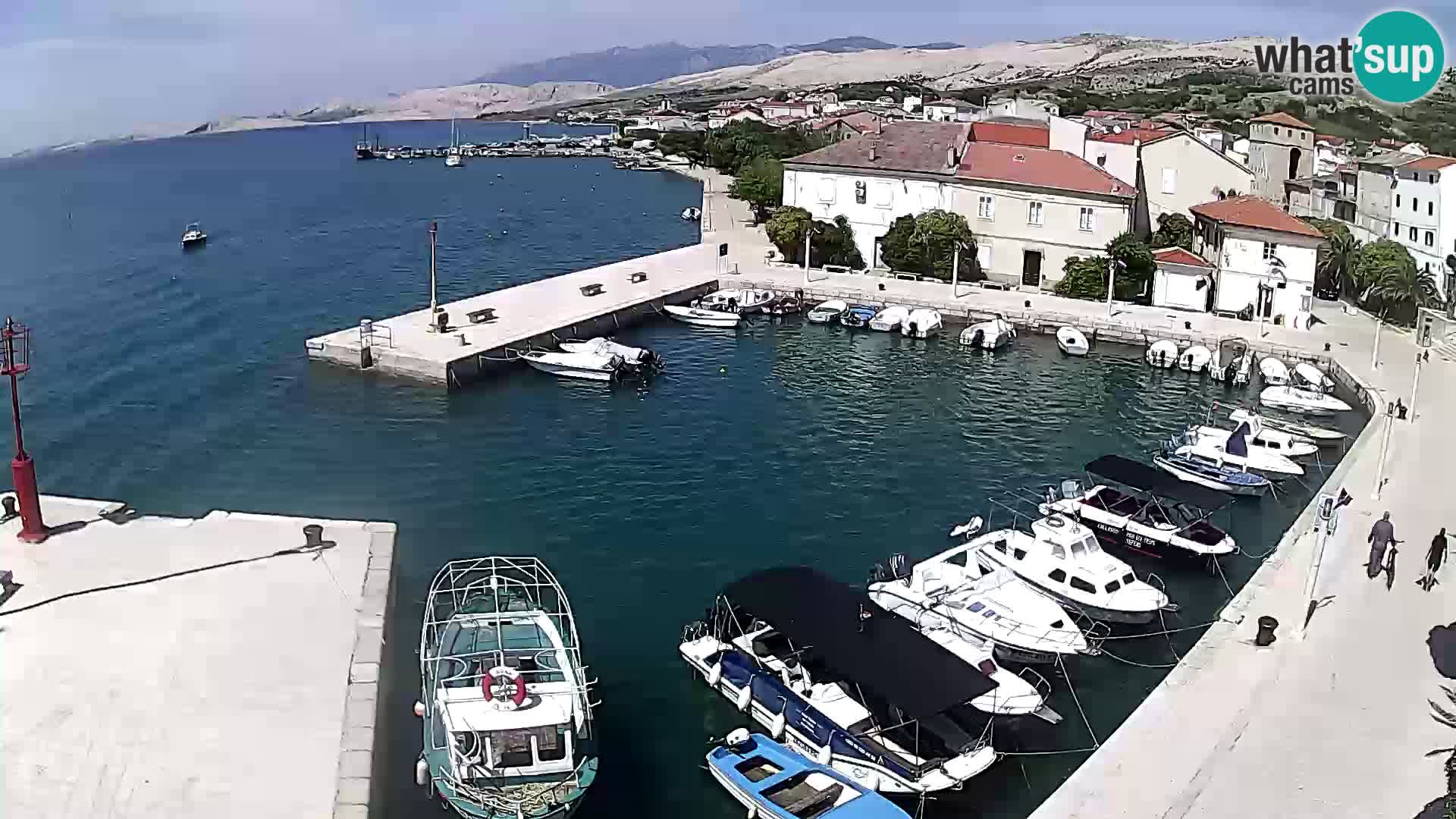 Livecam Pag – Marina de la ville