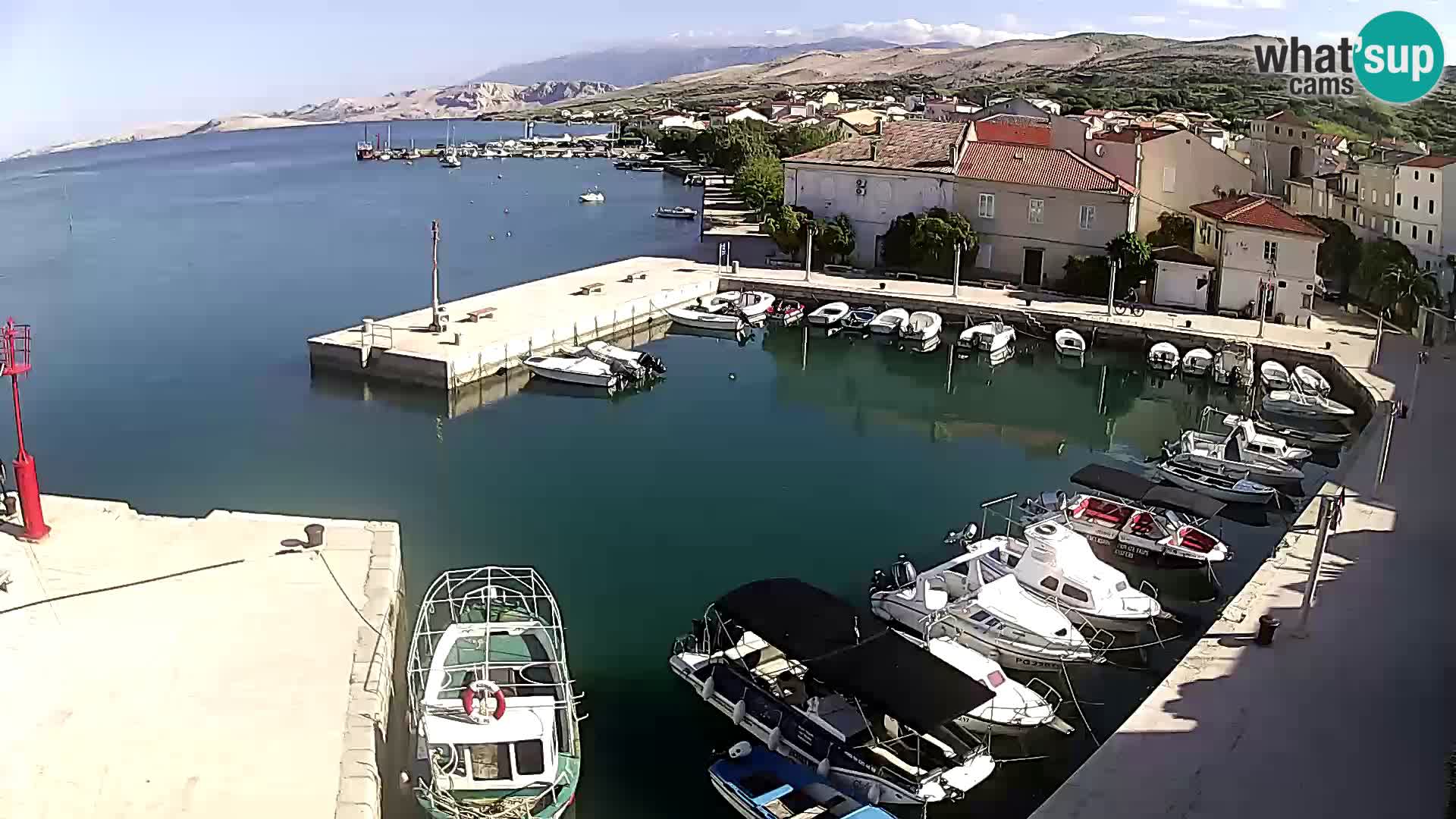 Livecam Pag – Marina de la ville