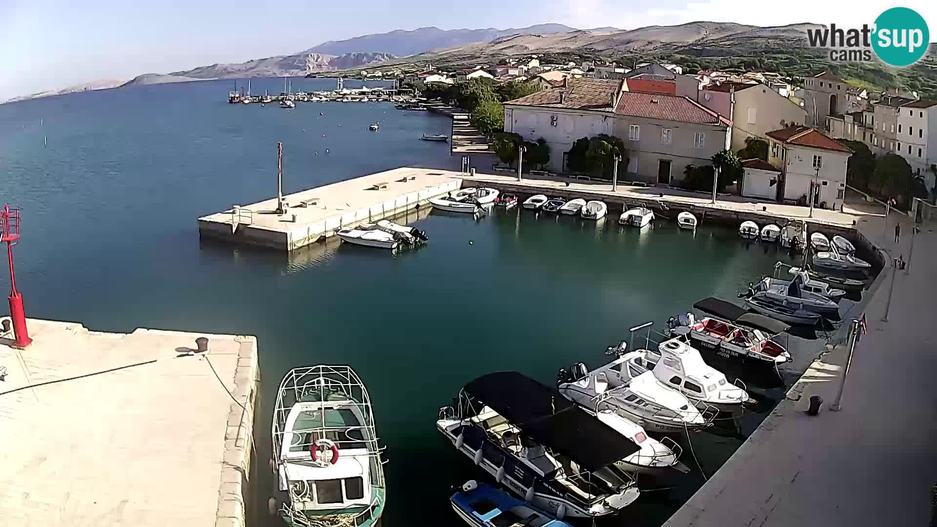 Pag Live webcam – porto turistico