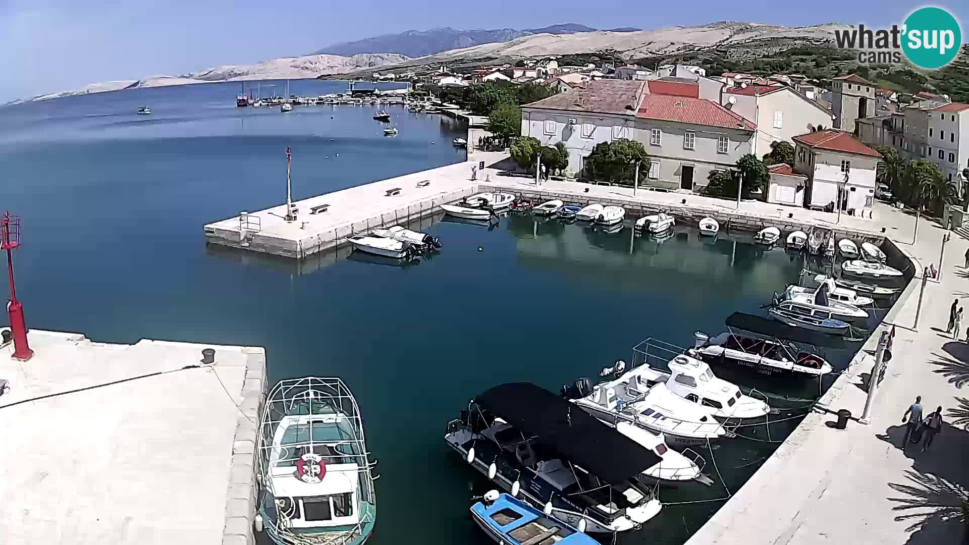 Pag webcam – town marina