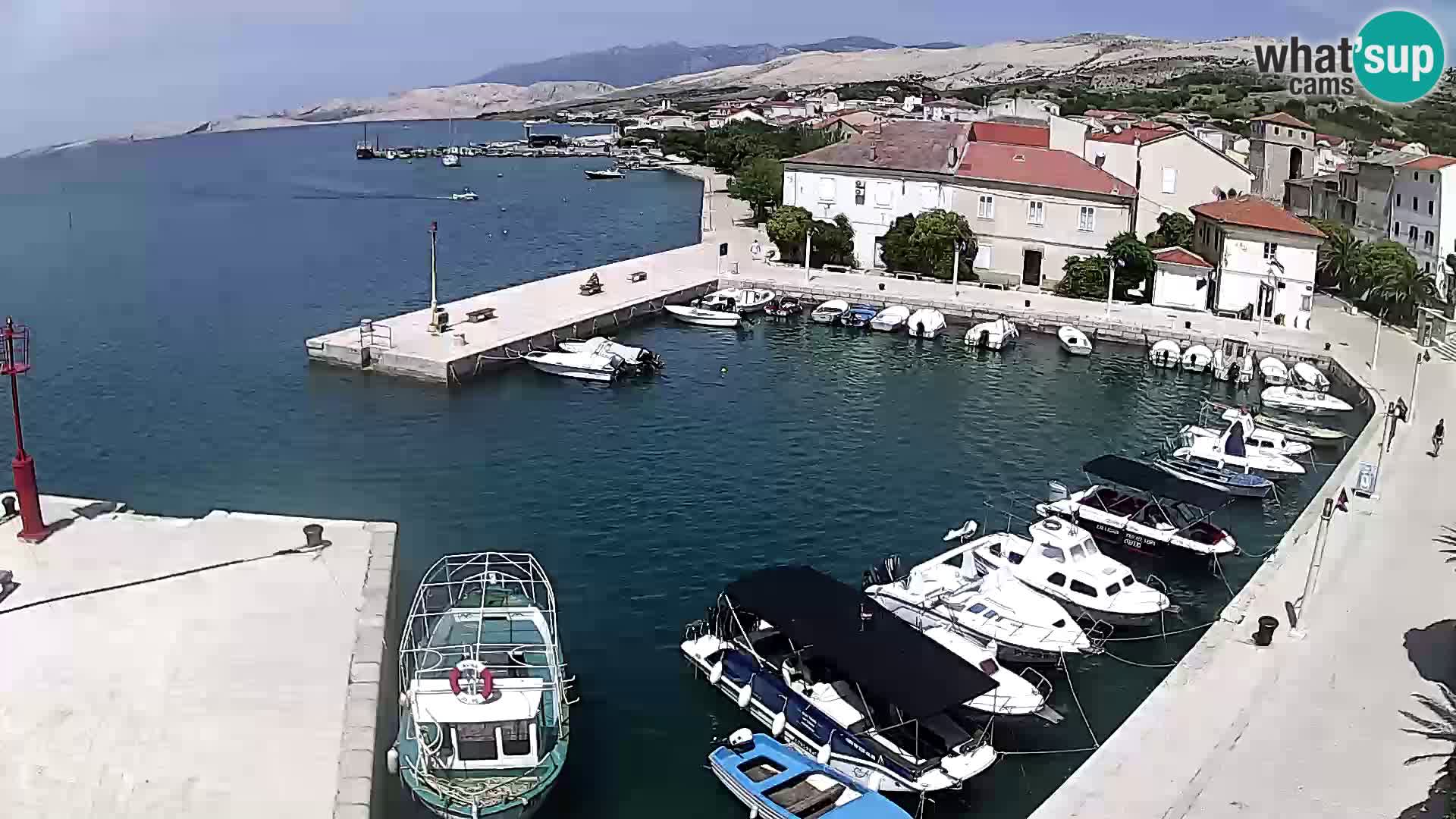 Pag Live webcam – porto turistico