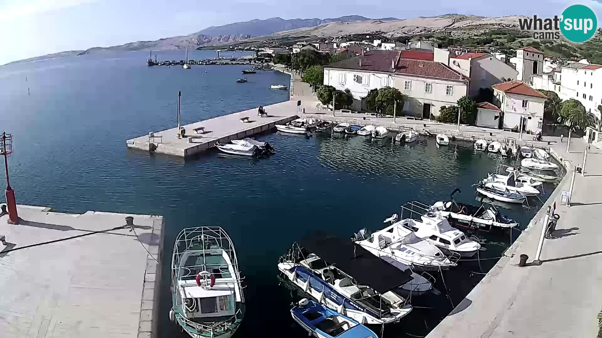 Pag webcam – town marina