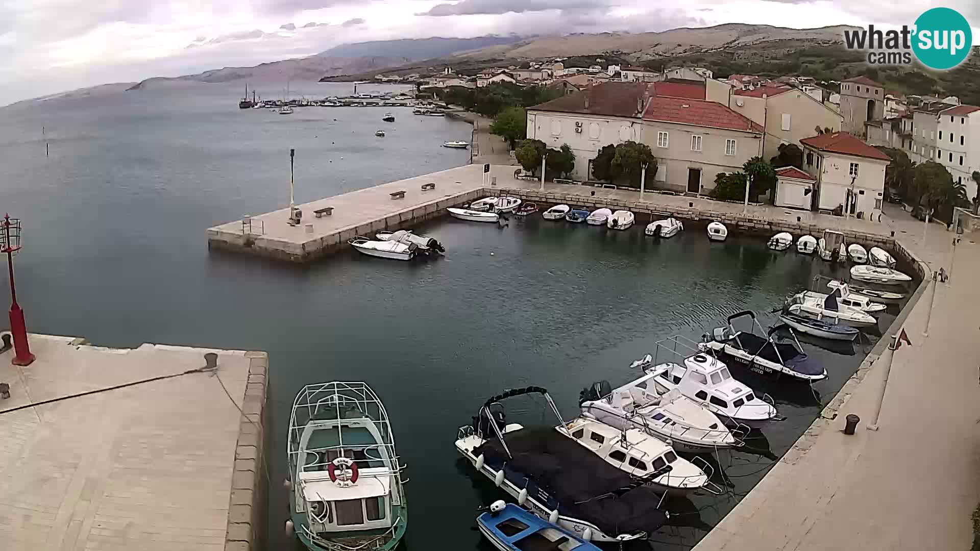 Livecam Pag – Marina de la ville
