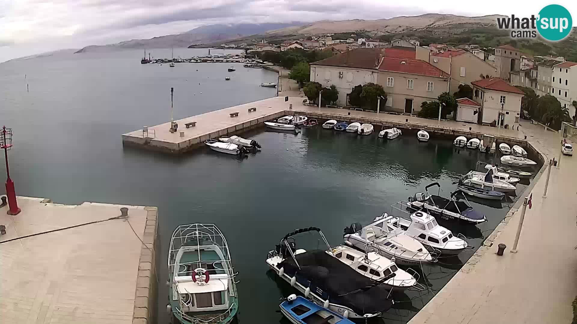 Pag webcam – town marina