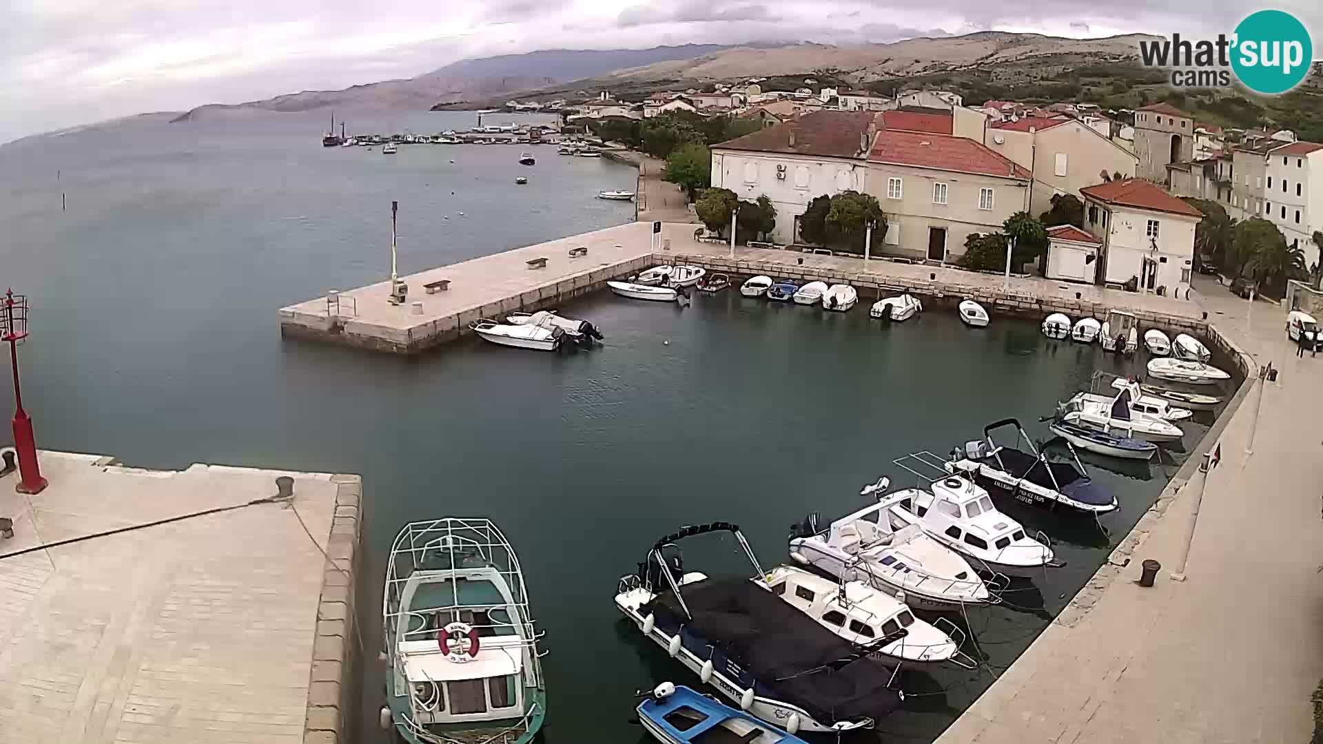 Pag webcam – town marina